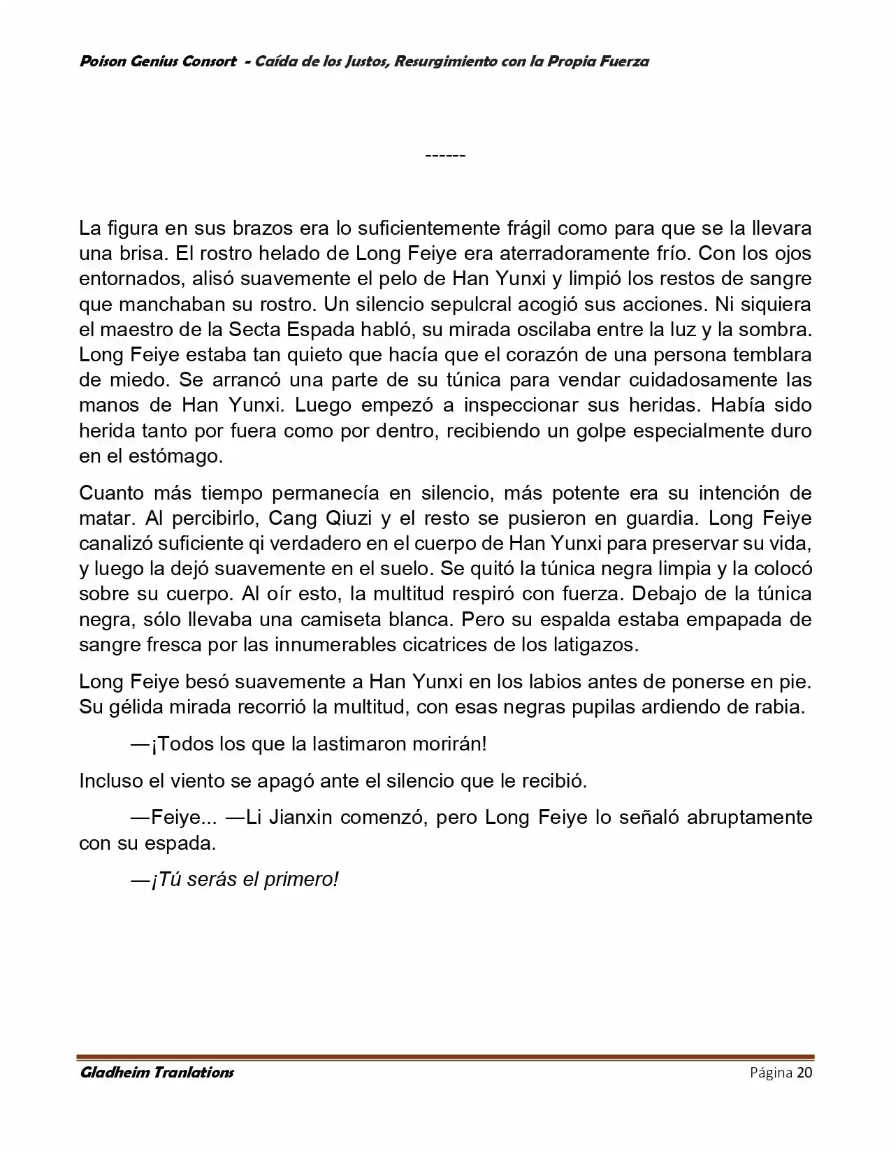 Poison Genious Consort (Novela) - Capítulo 389 - Página 20 - LectorTMOo