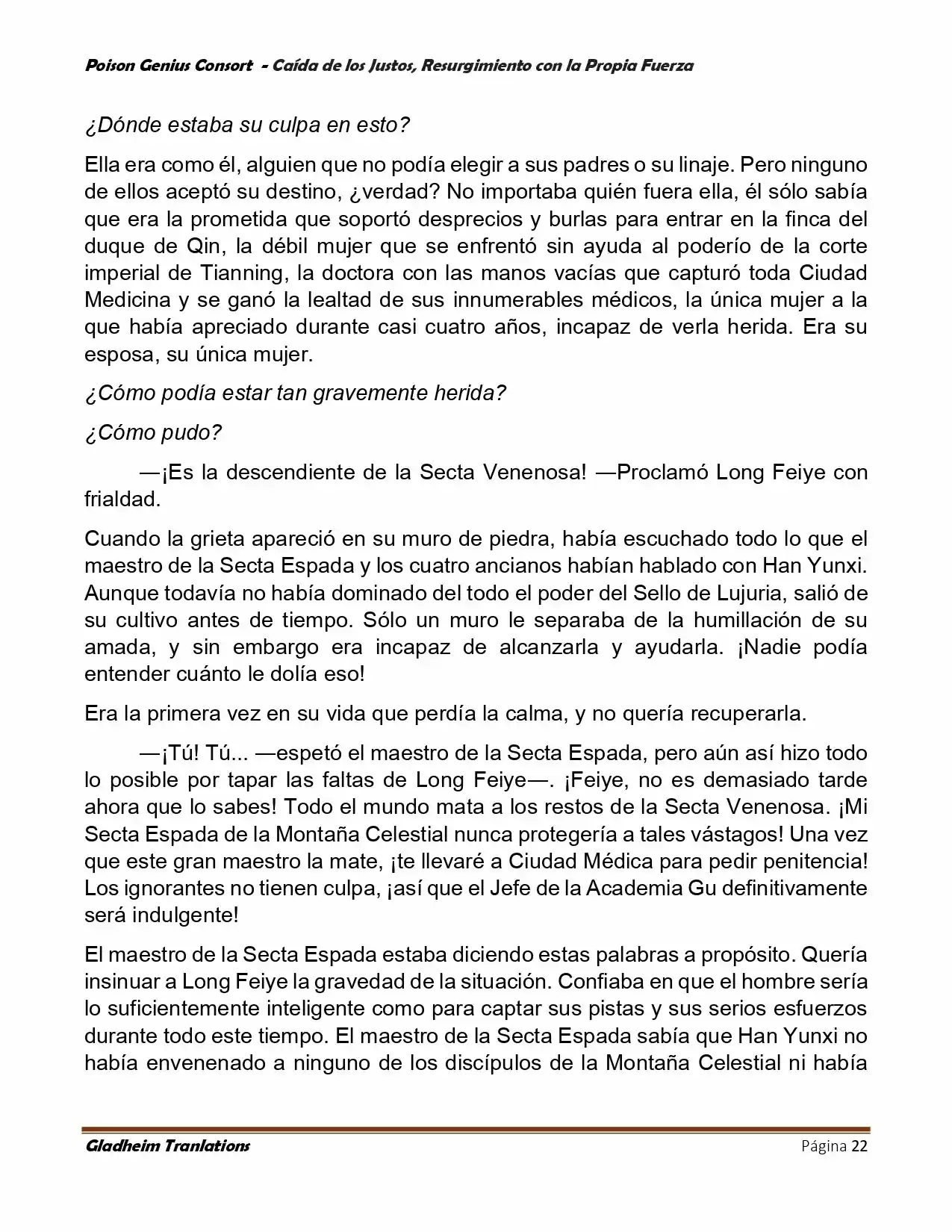 Poison Genious Consort (Novela) - Capítulo 389 - Página 22 - LectorTMOo