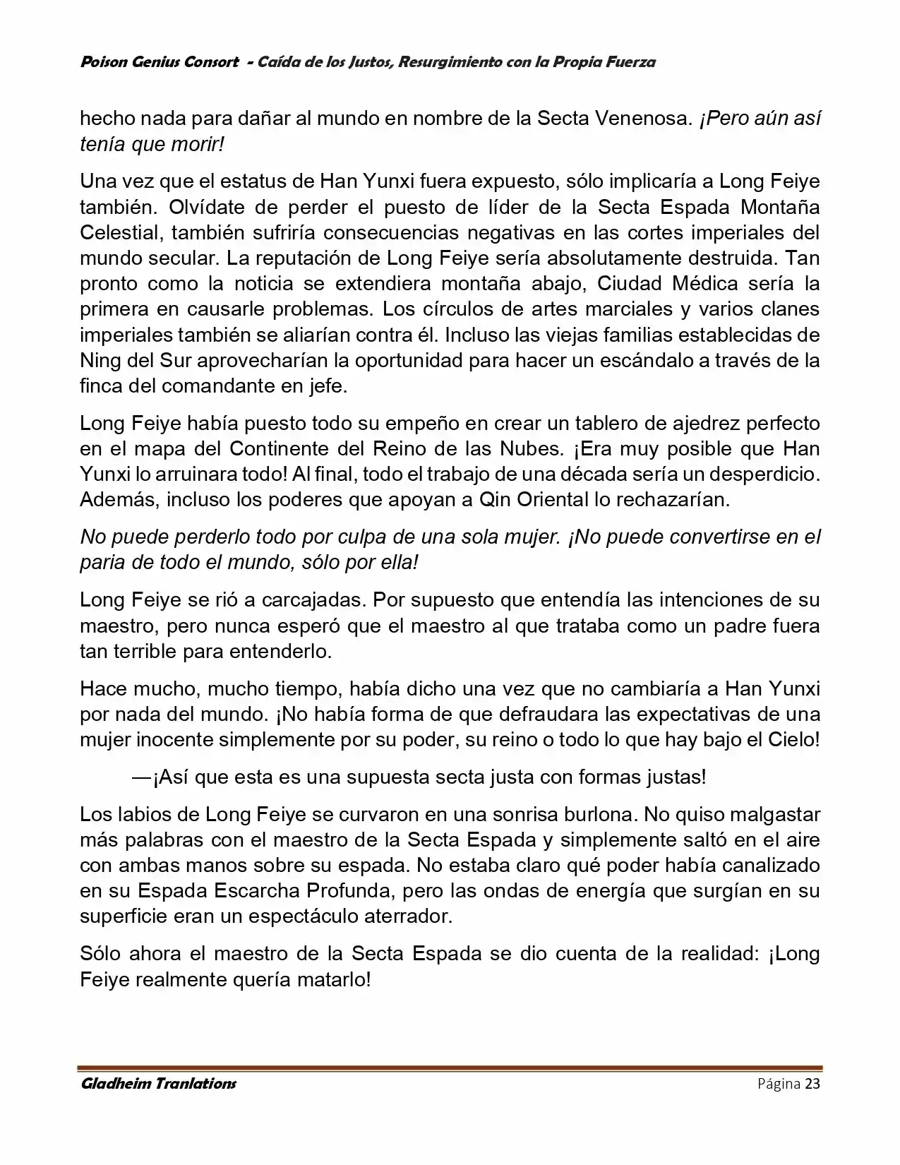Poison Genious Consort (Novela) - Capítulo 389 - Página 23 - LectorTMOo