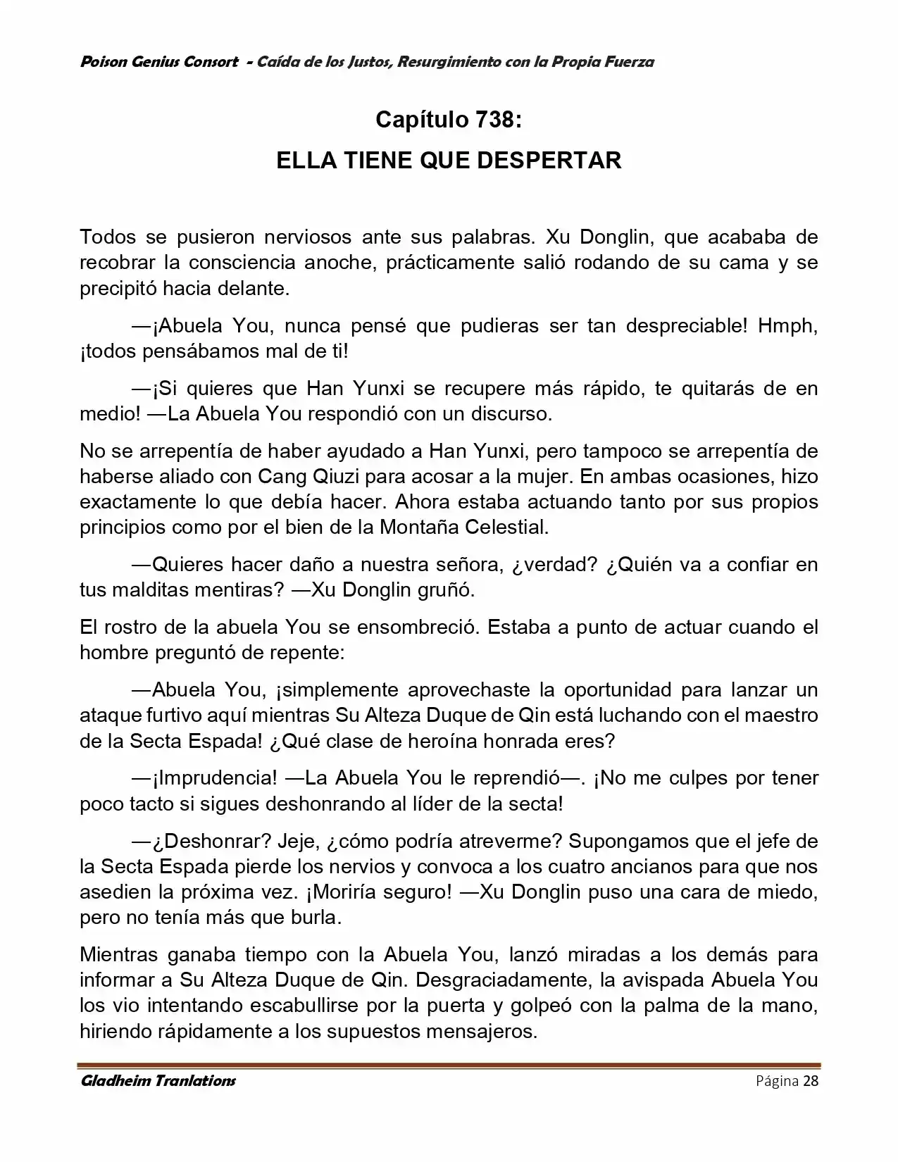 Poison Genious Consort (Novela) - Capítulo 389 - Página 28 - LectorTMOo