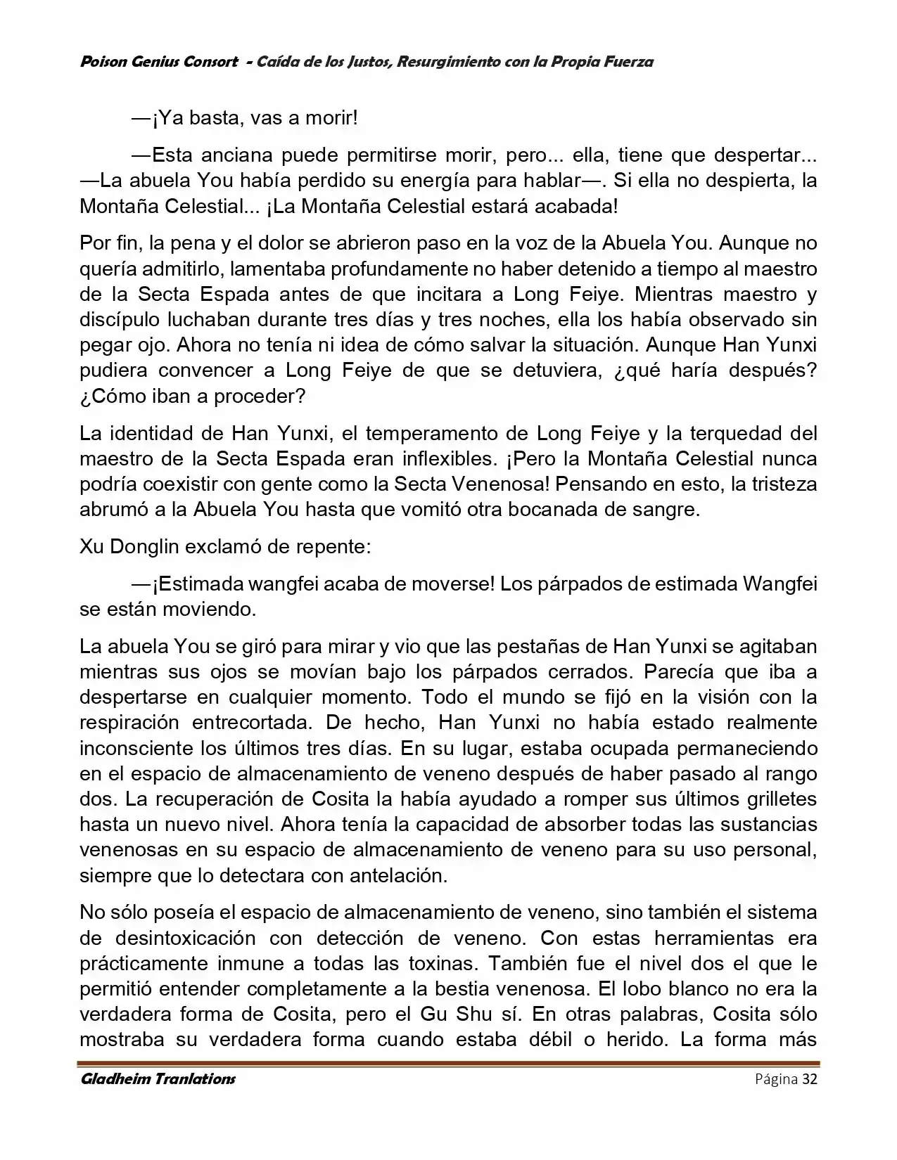 Poison Genious Consort (Novela) - Capítulo 389 - Página 32 - LectorTMOo