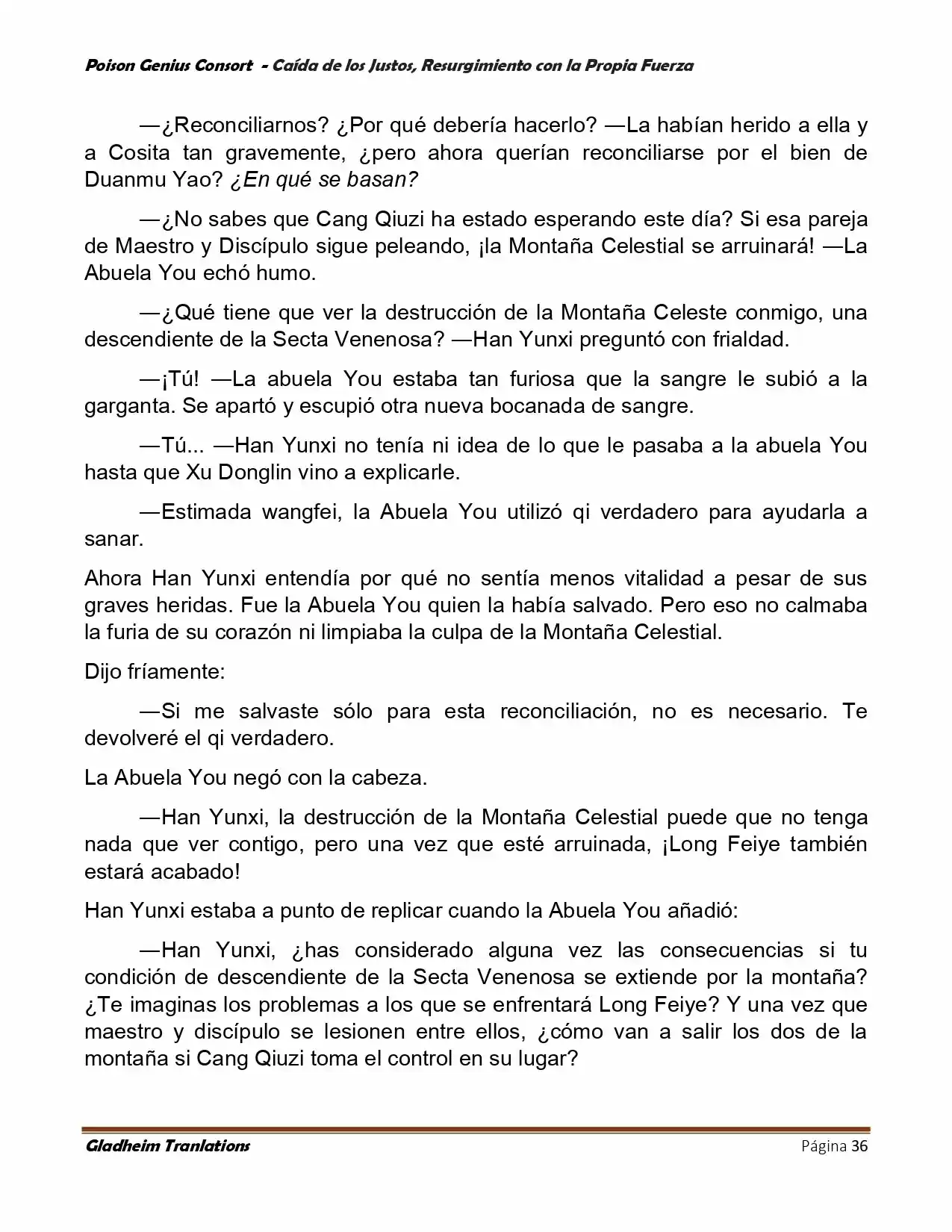 Poison Genious Consort (Novela) - Capítulo 389 - Página 36 - LectorTMOo