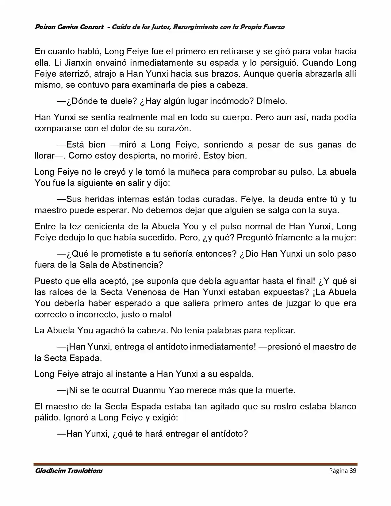 Poison Genious Consort (Novela) - Capítulo 389 - Página 39 - LectorTMOo