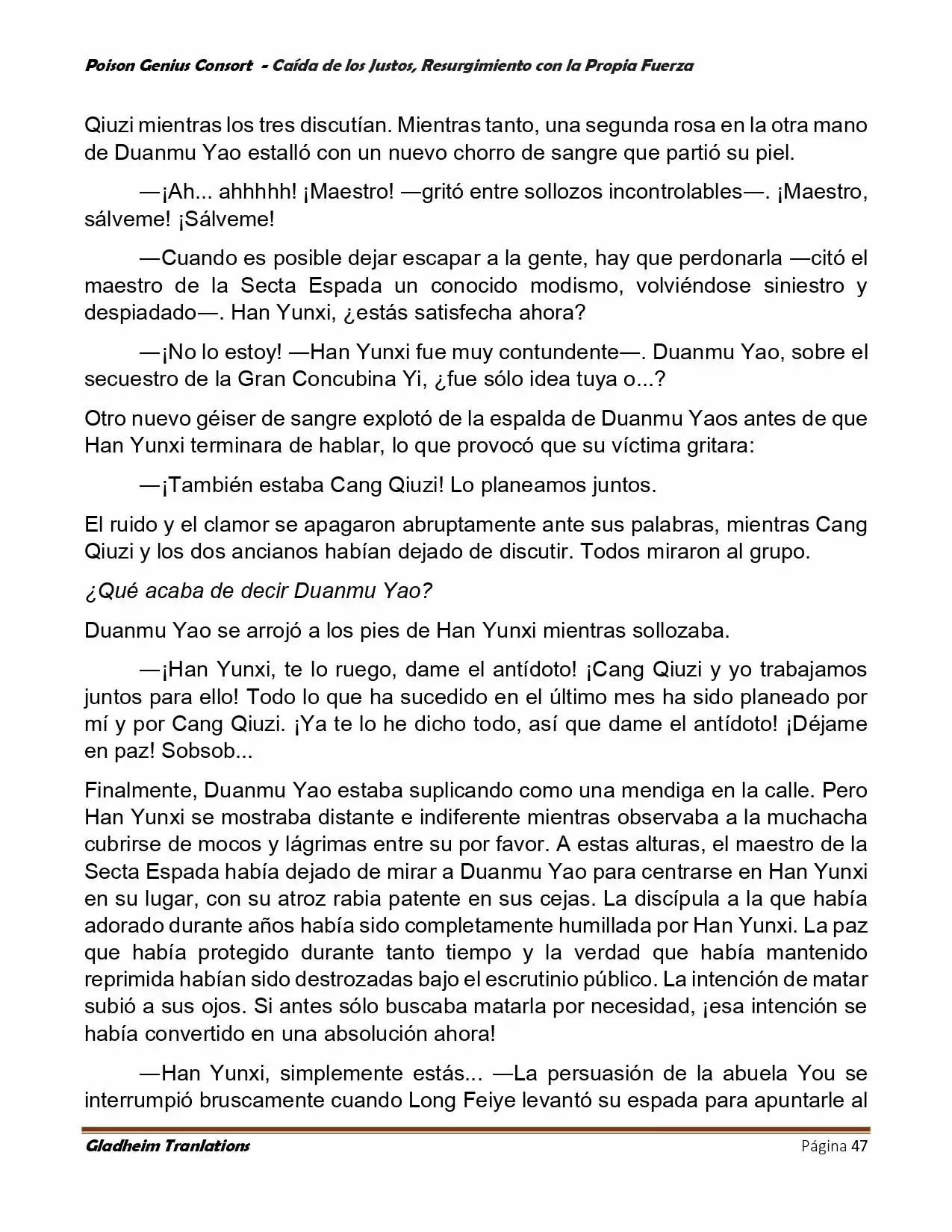 Poison Genious Consort (Novela) - Capítulo 389 - Página 47 - LectorTMOo