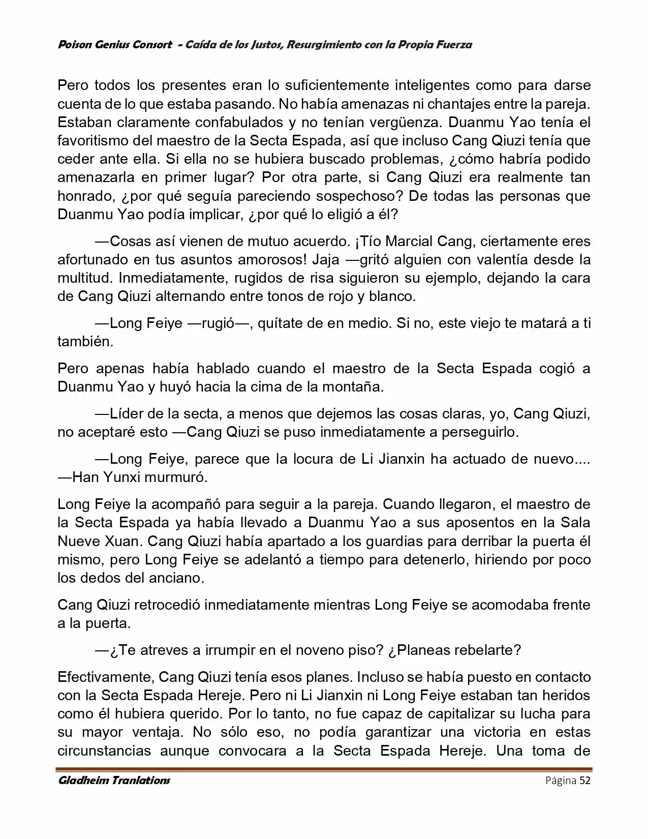 Poison Genious Consort (Novela) - Capítulo 389 - Página 52 - LectorTMOo