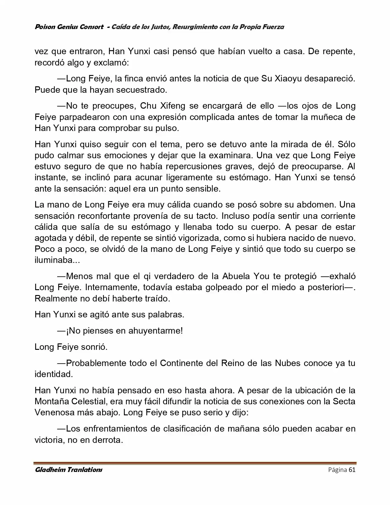 Poison Genious Consort (Novela) - Capítulo 389 - Página 61 - LectorTMOo