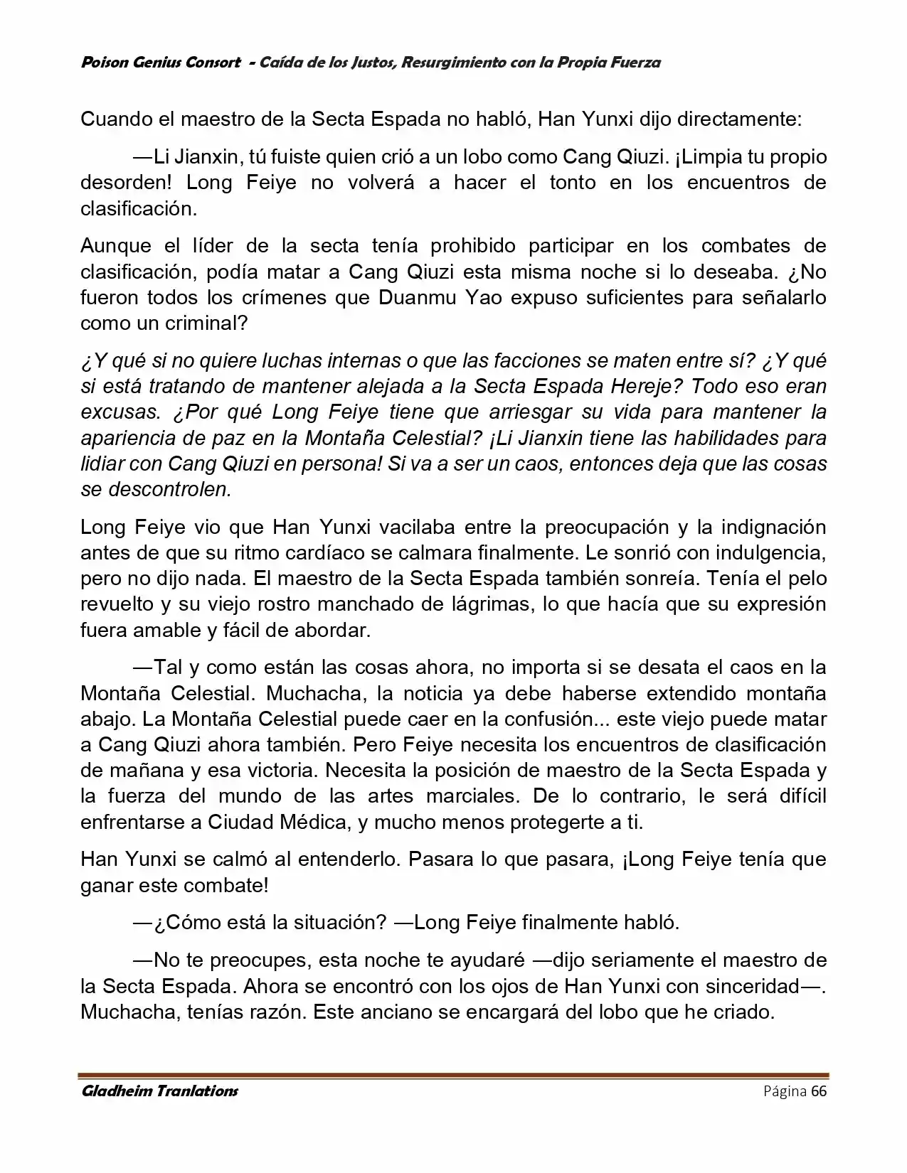 Poison Genious Consort (Novela) - Capítulo 389 - Página 66 - LectorTMOo