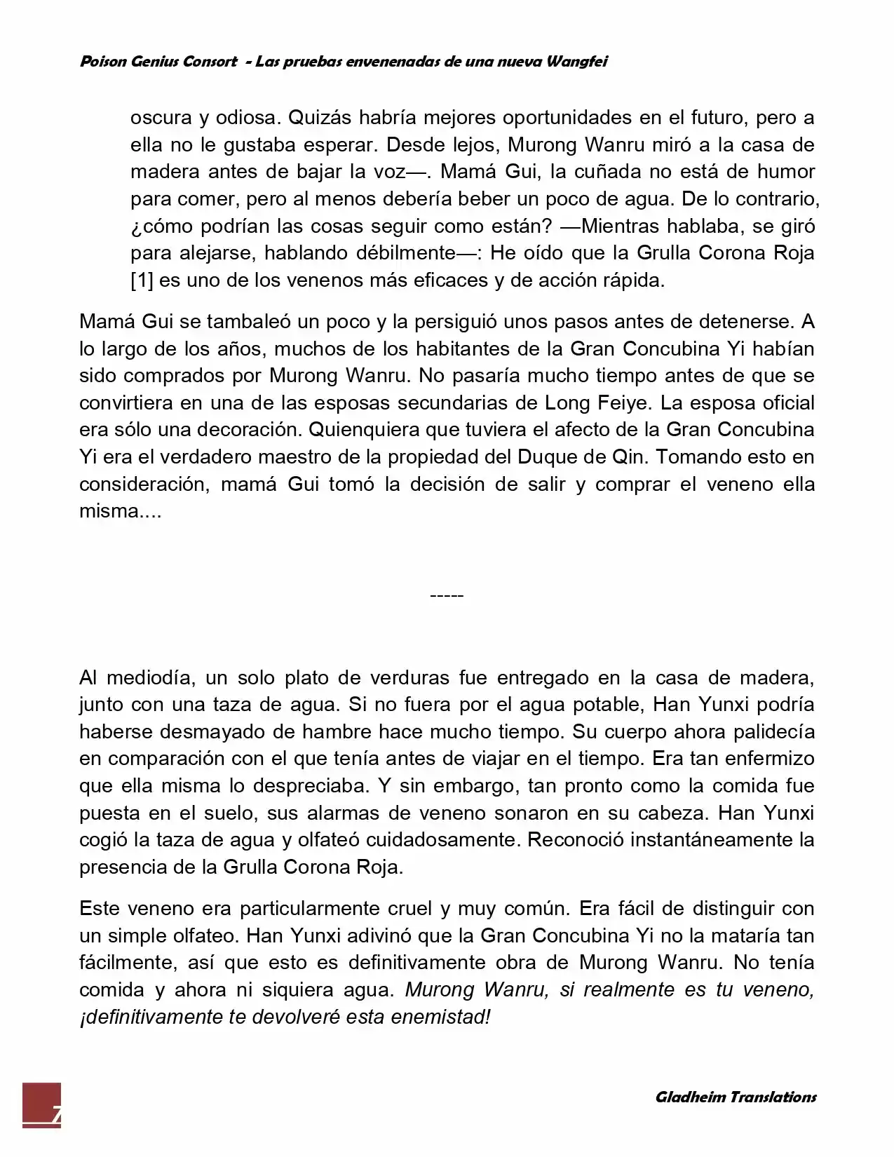 Poison Genious Consort (Novela) - Capítulo 39 - Página 7 - LectorTMOo
