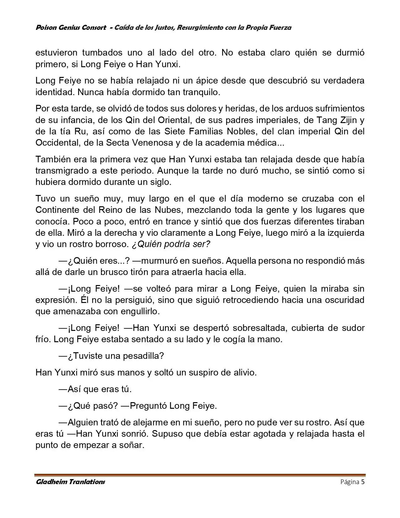Poison Genious Consort (Novela) - Capítulo 390 - Página 5 - LectorTMOo
