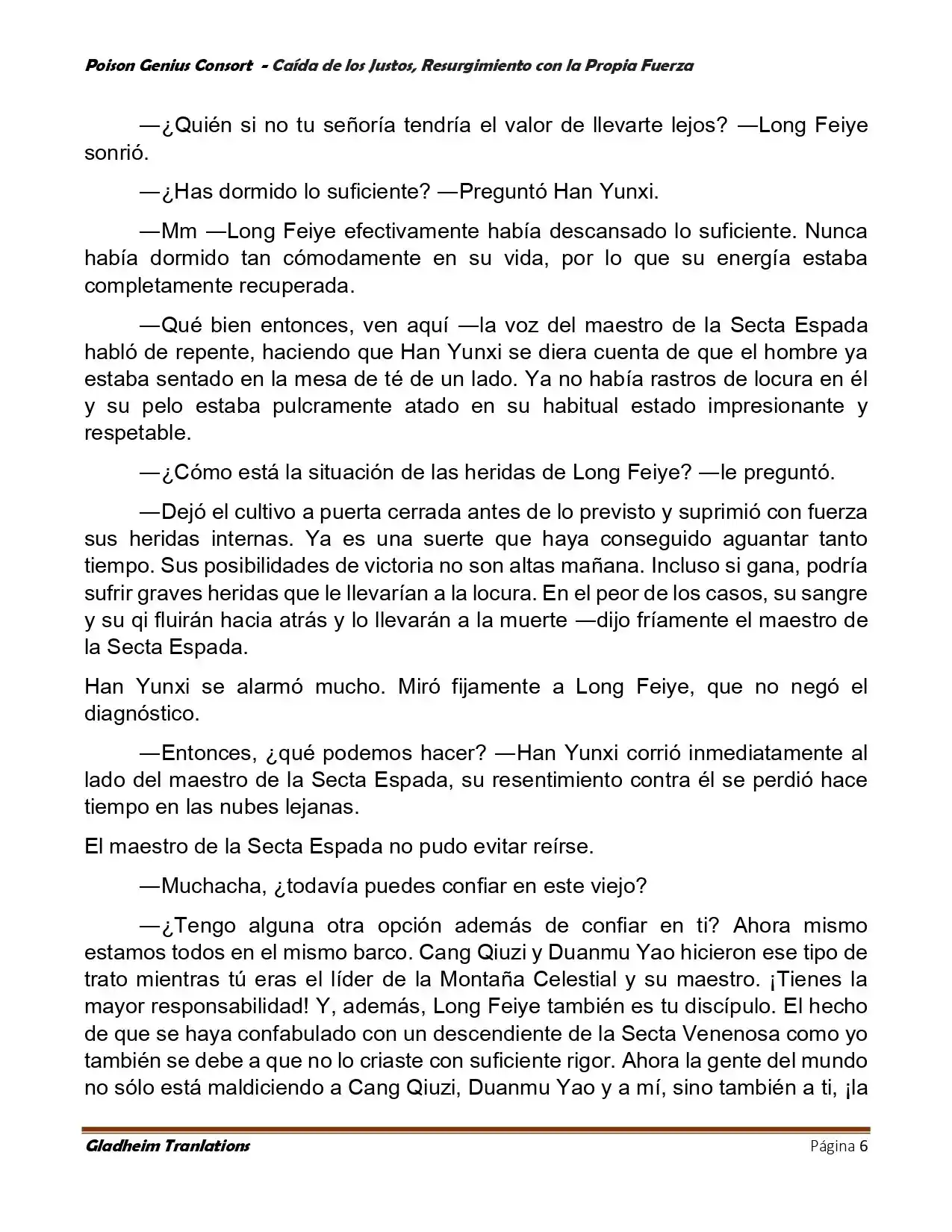 Poison Genious Consort (Novela) - Capítulo 390 - Página 6 - LectorTMOo