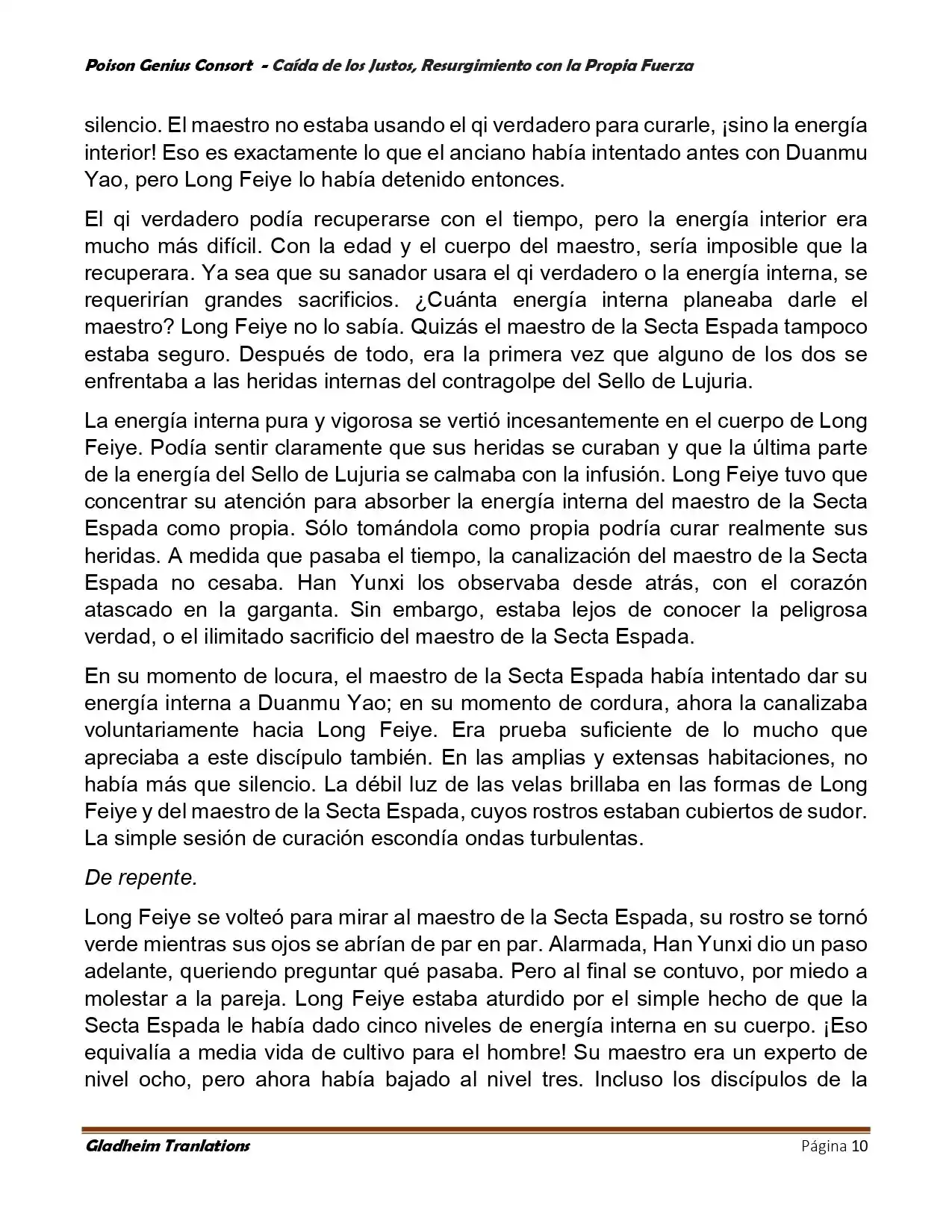 Poison Genious Consort (Novela) - Capítulo 390 - Página 10 - LectorTMOo