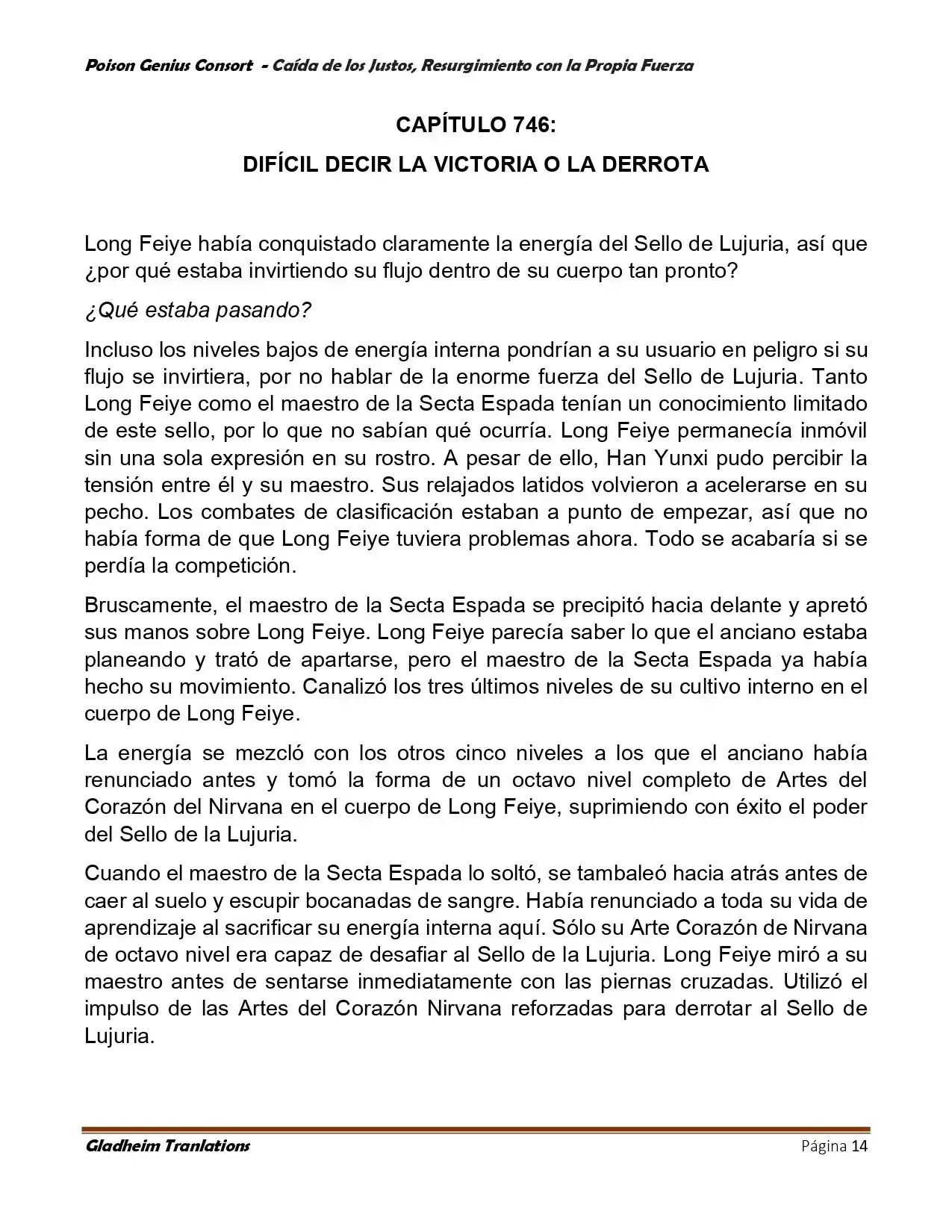 Poison Genious Consort (Novela) - Capítulo 390 - Página 14 - LectorTMOo