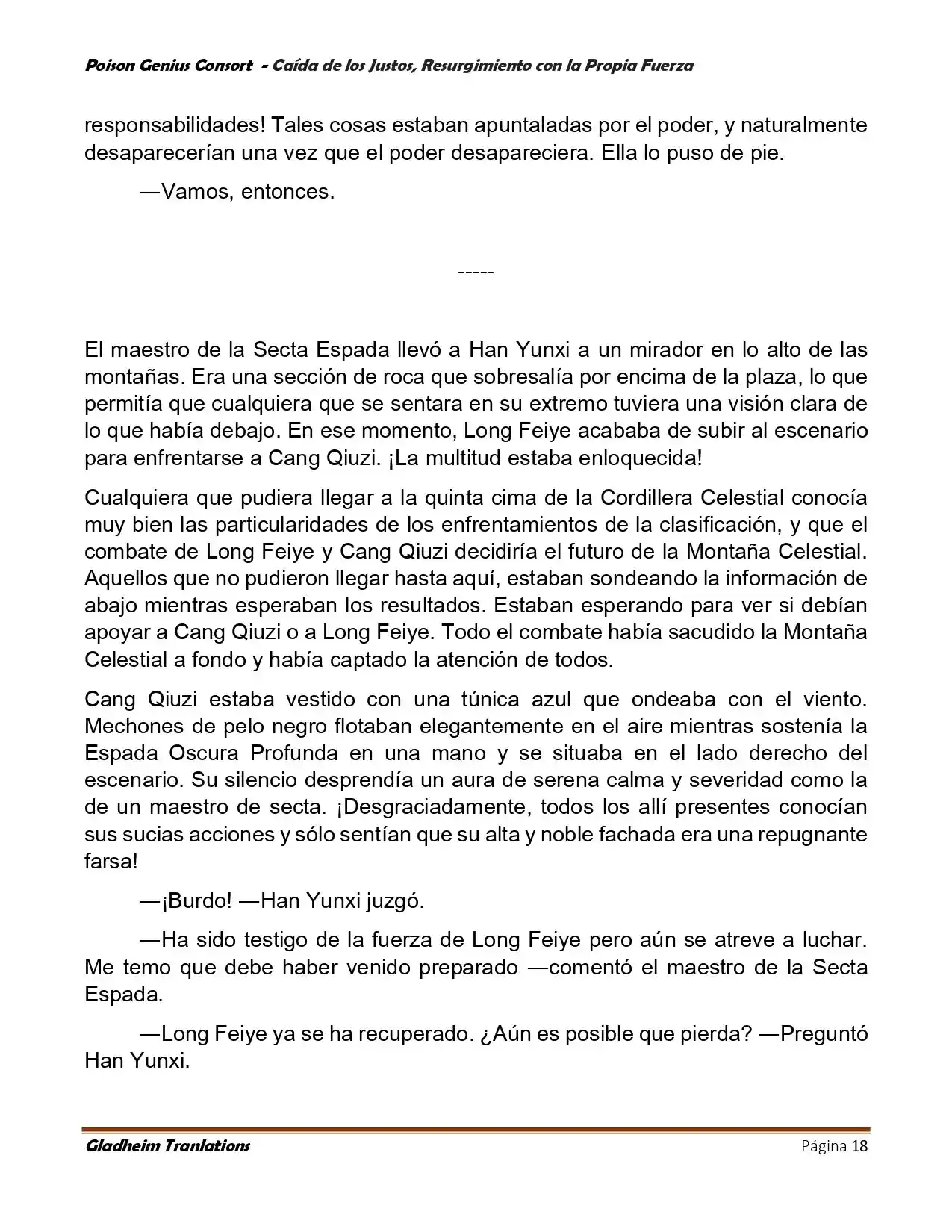 Poison Genious Consort (Novela) - Capítulo 390 - Página 18 - LectorTMOo