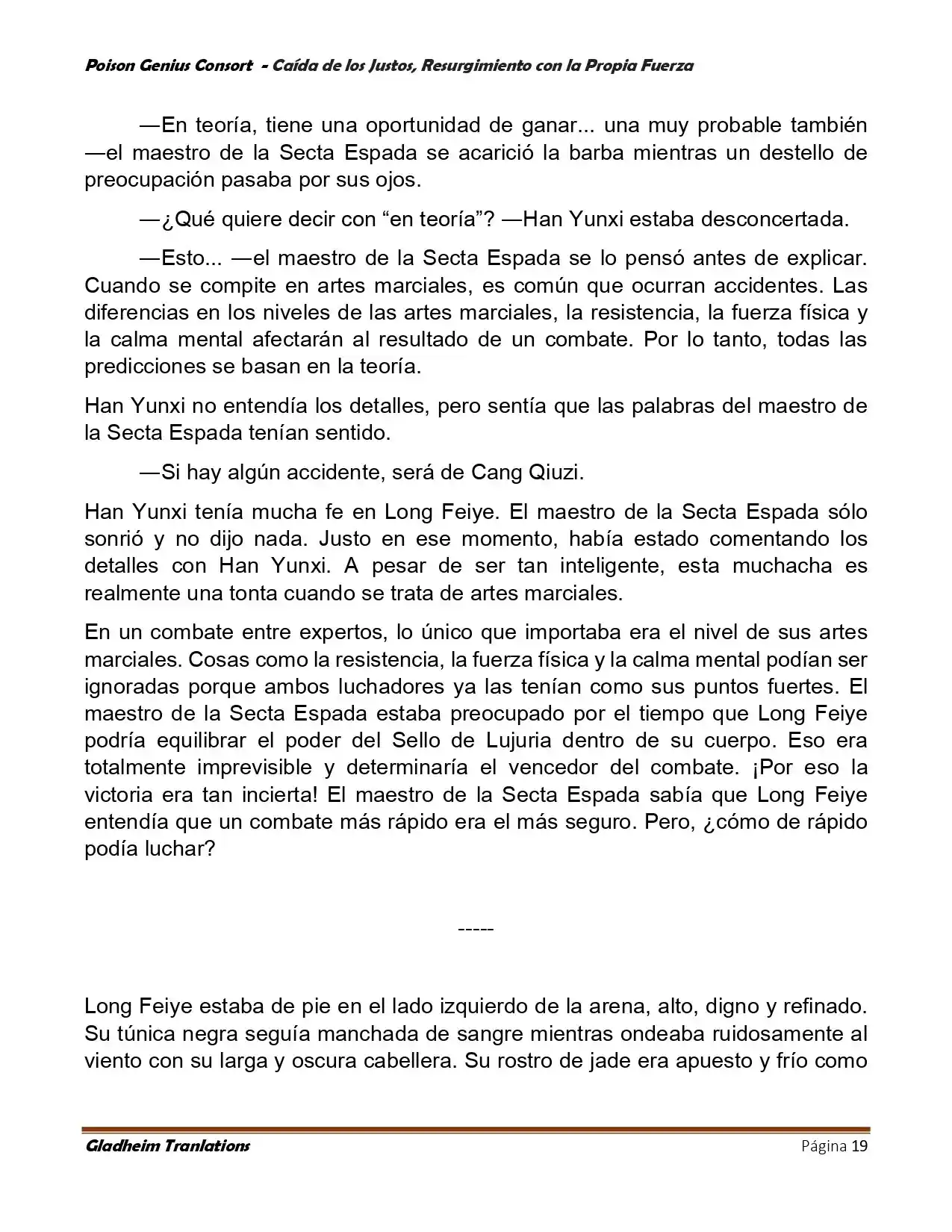 Poison Genious Consort (Novela) - Capítulo 390 - Página 19 - LectorTMOo
