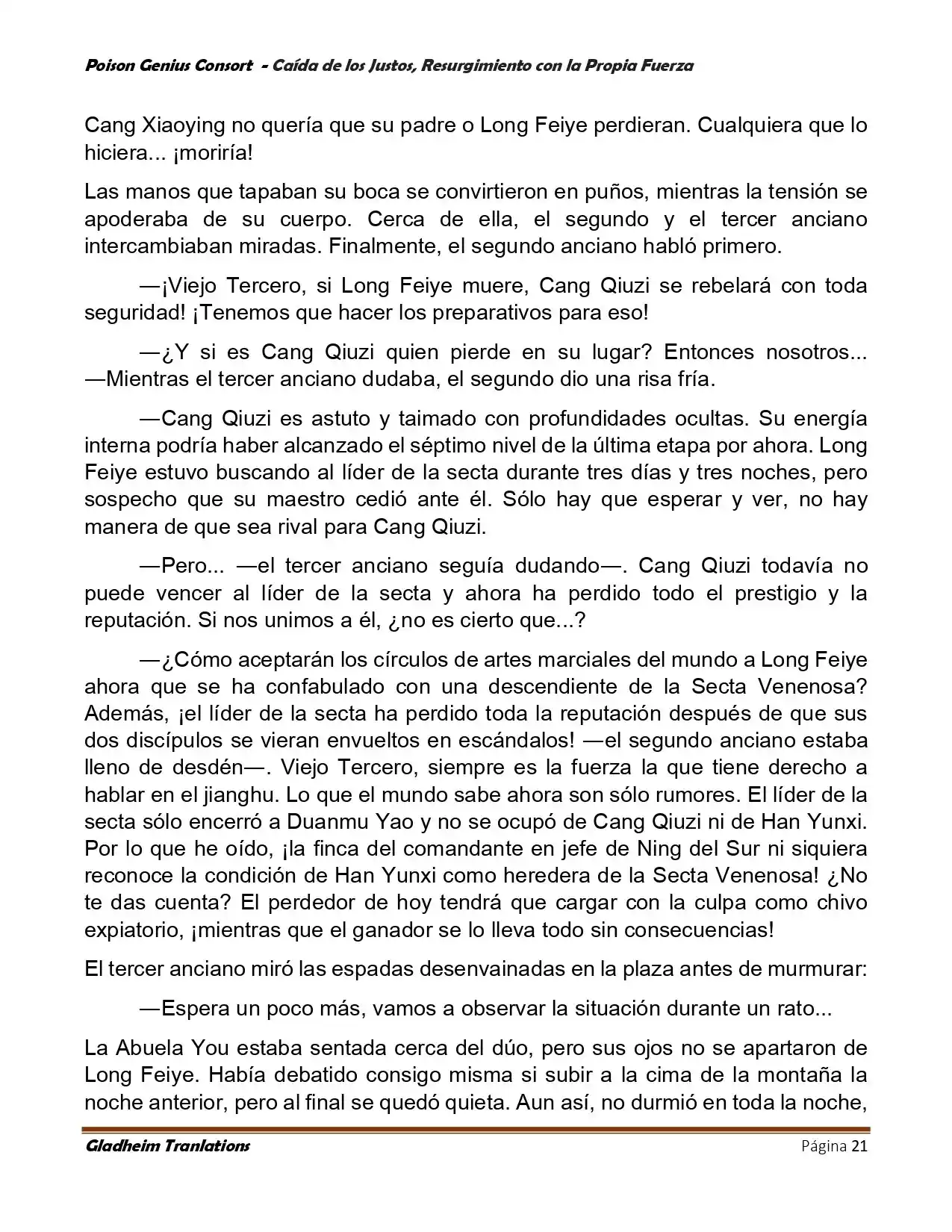 Poison Genious Consort (Novela) - Capítulo 390 - Página 21 - LectorTMOo