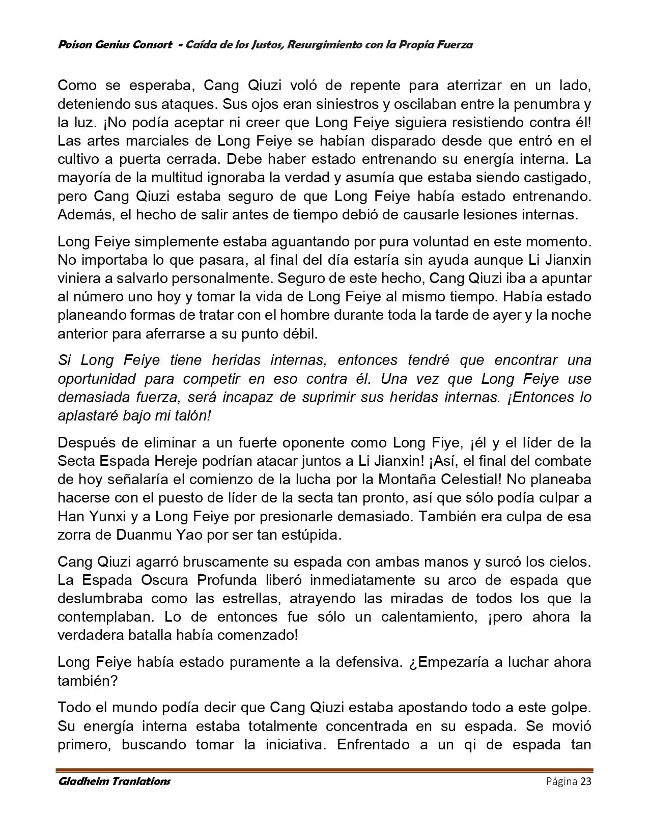 Poison Genious Consort (Novela) - Capítulo 390 - Página 23 - LectorTMOo