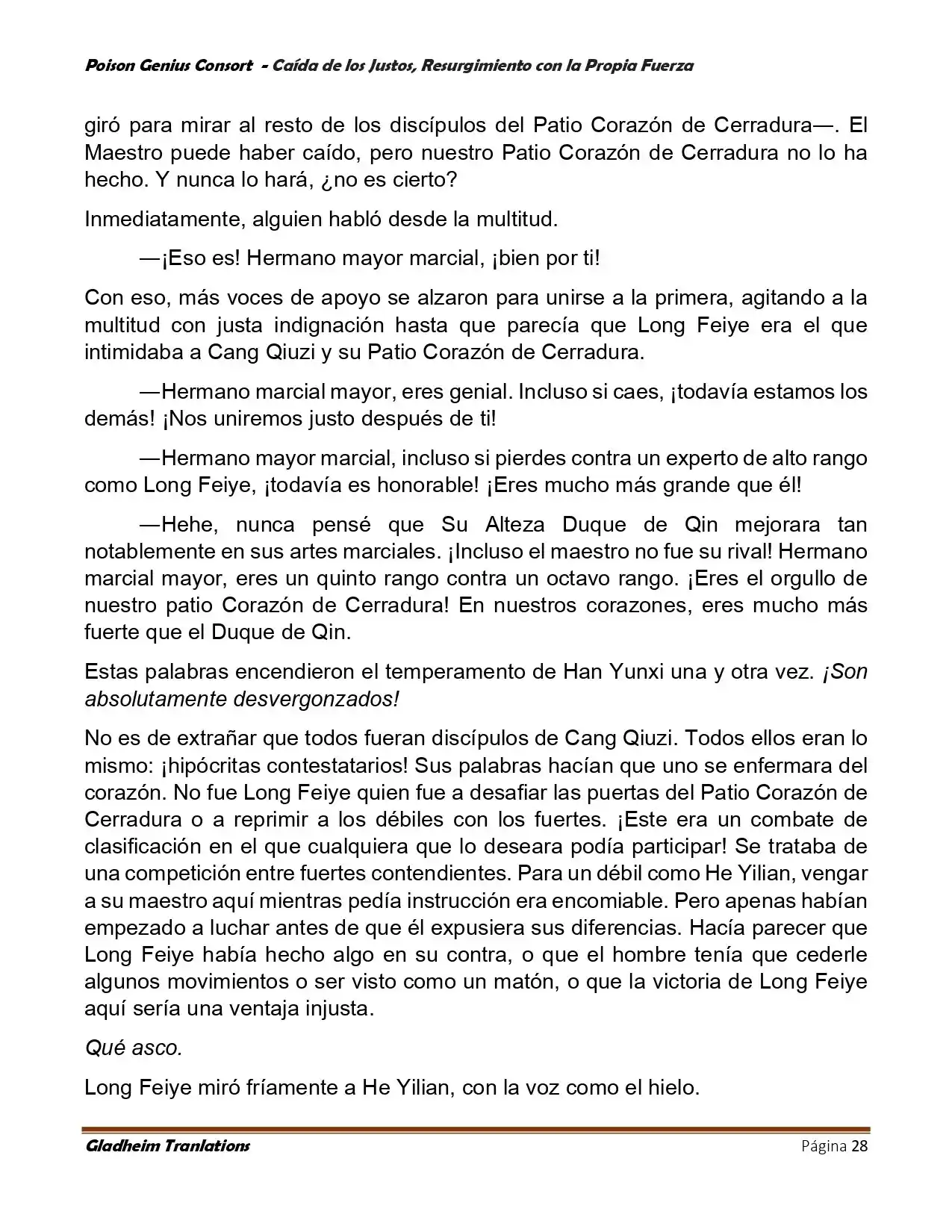 Poison Genious Consort (Novela) - Capítulo 390 - Página 28 - LectorTMOo