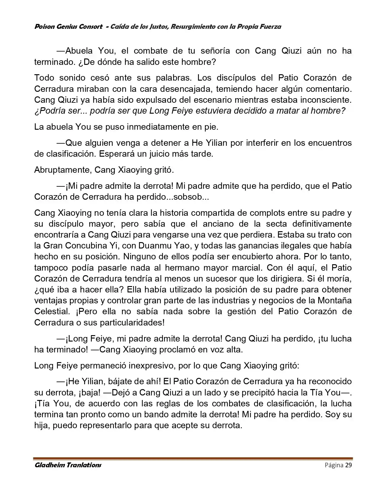 Poison Genious Consort (Novela) - Capítulo 390 - Página 29 - LectorTMOo
