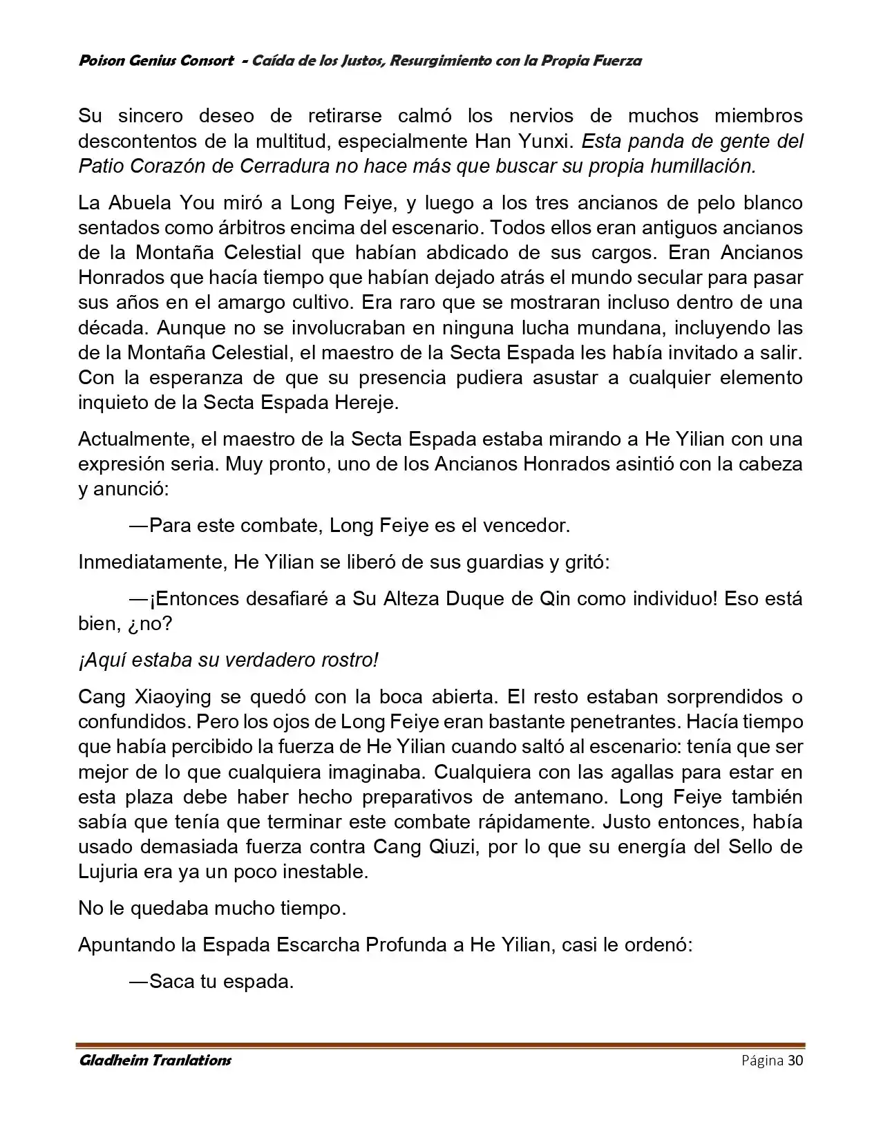 Poison Genious Consort (Novela) - Capítulo 390 - Página 30 - LectorTMOo