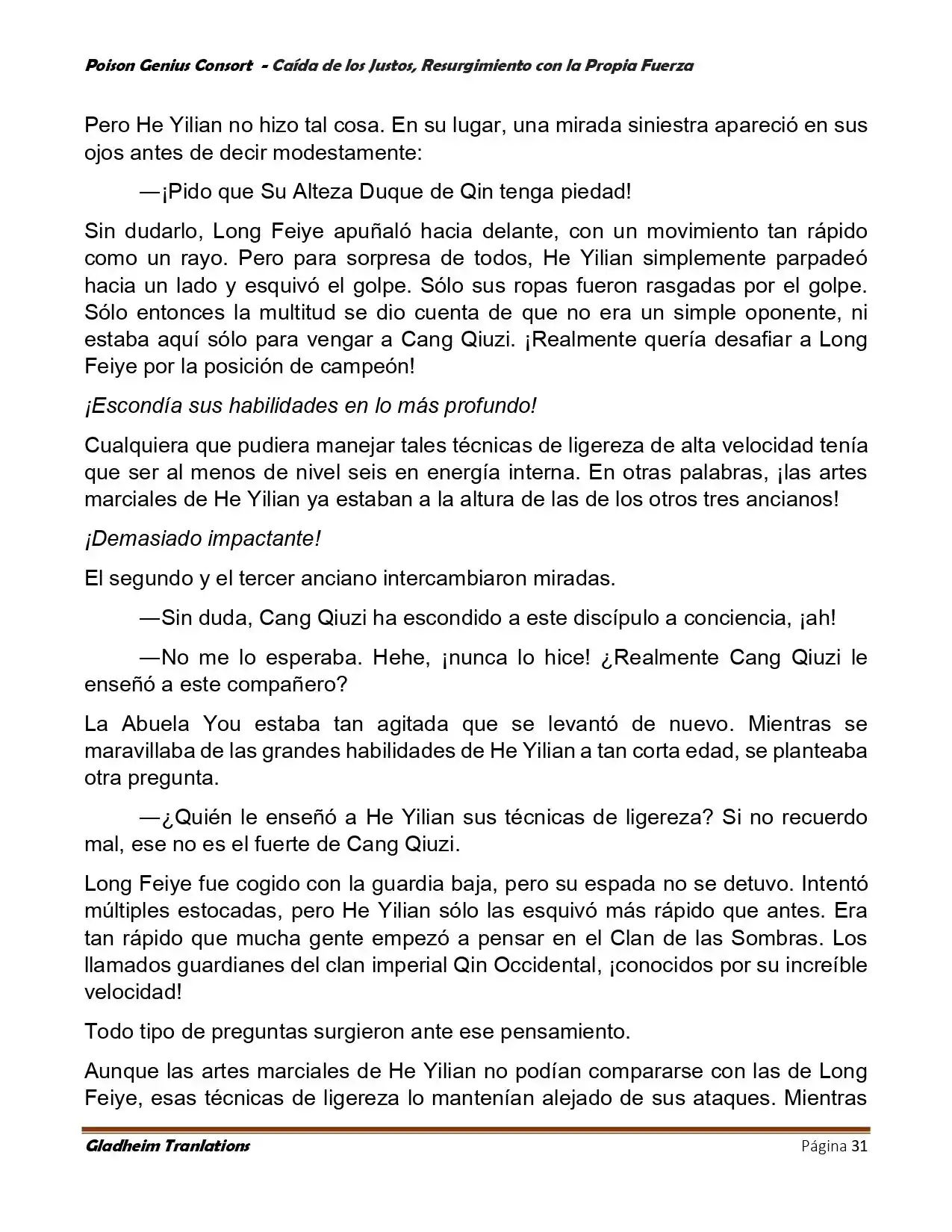 Poison Genious Consort (Novela) - Capítulo 390 - Página 31 - LectorTMOo
