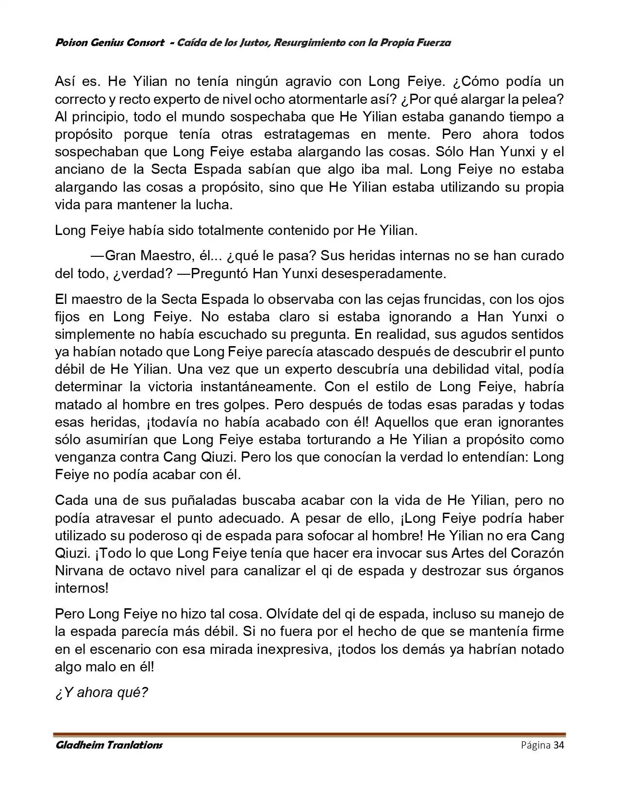 Poison Genious Consort (Novela) - Capítulo 390 - Página 34 - LectorTMOo