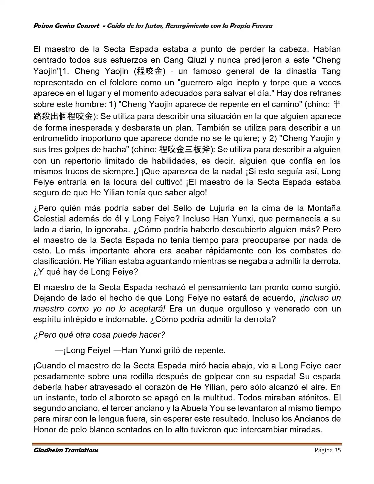 Poison Genious Consort (Novela) - Capítulo 390 - Página 35 - LectorTMOo