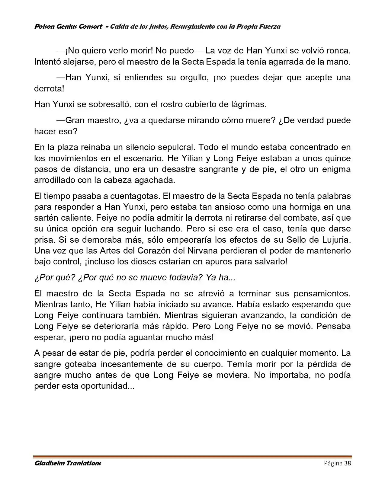 Poison Genious Consort (Novela) - Capítulo 390 - Página 38 - LectorTMOo