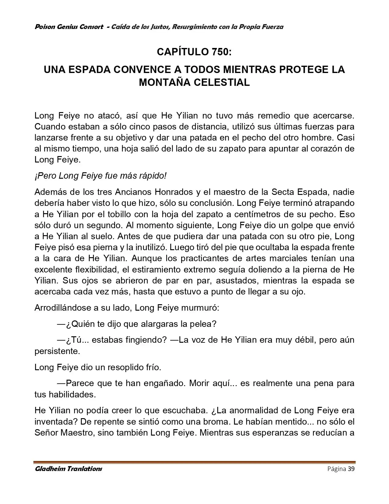 Poison Genious Consort (Novela) - Capítulo 390 - Página 39 - LectorTMOo