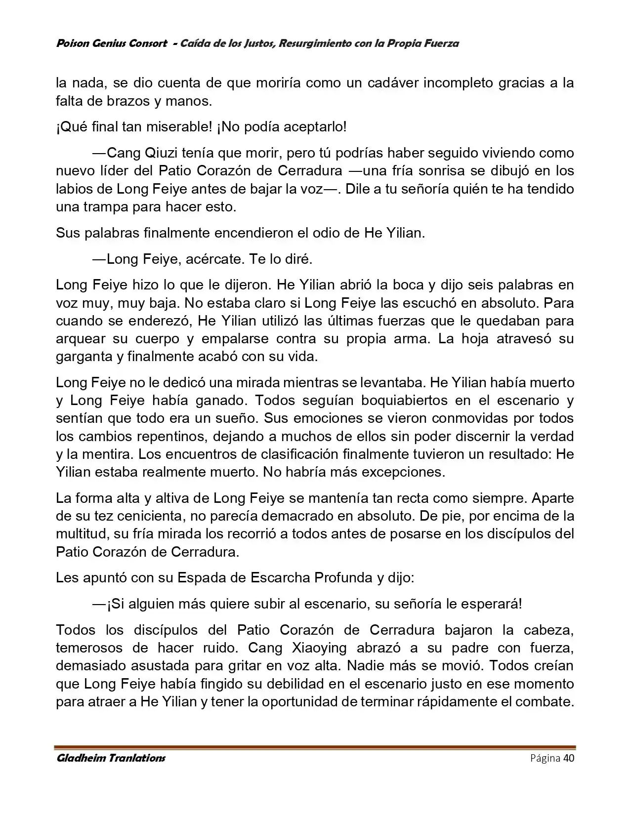 Poison Genious Consort (Novela) - Capítulo 390 - Página 40 - LectorTMOo