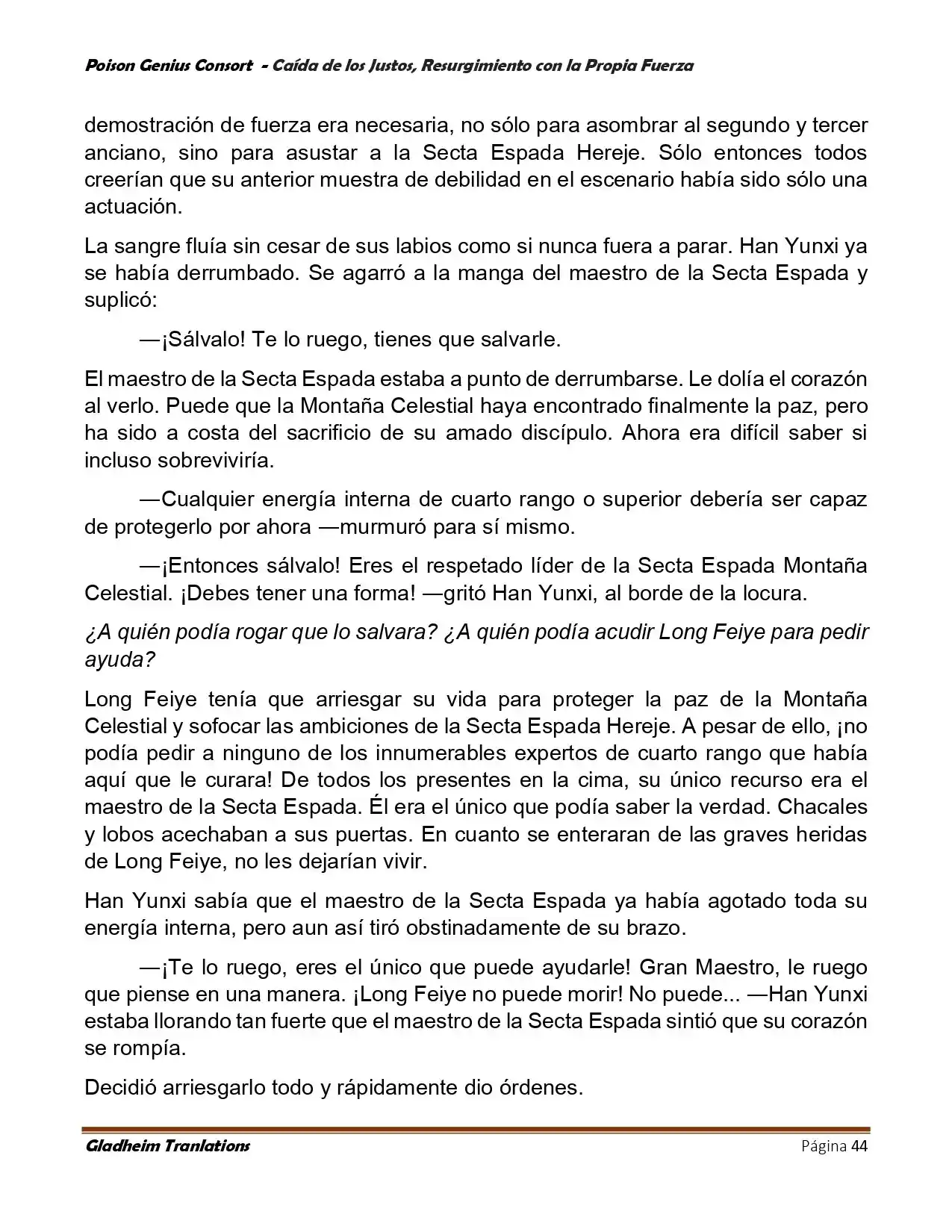 Poison Genious Consort (Novela) - Capítulo 390 - Página 44 - LectorTMOo