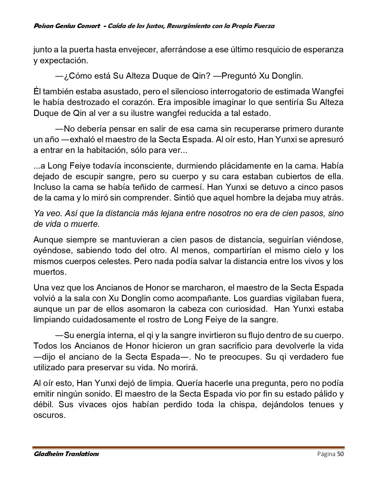 Poison Genious Consort (Novela) - Capítulo 390 - Página 50 - LectorTMOo