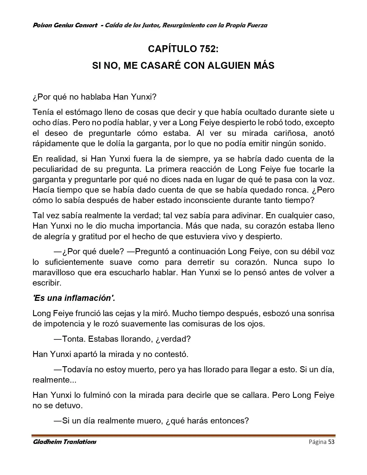 Poison Genious Consort (Novela) - Capítulo 390 - Página 53 - LectorTMOo