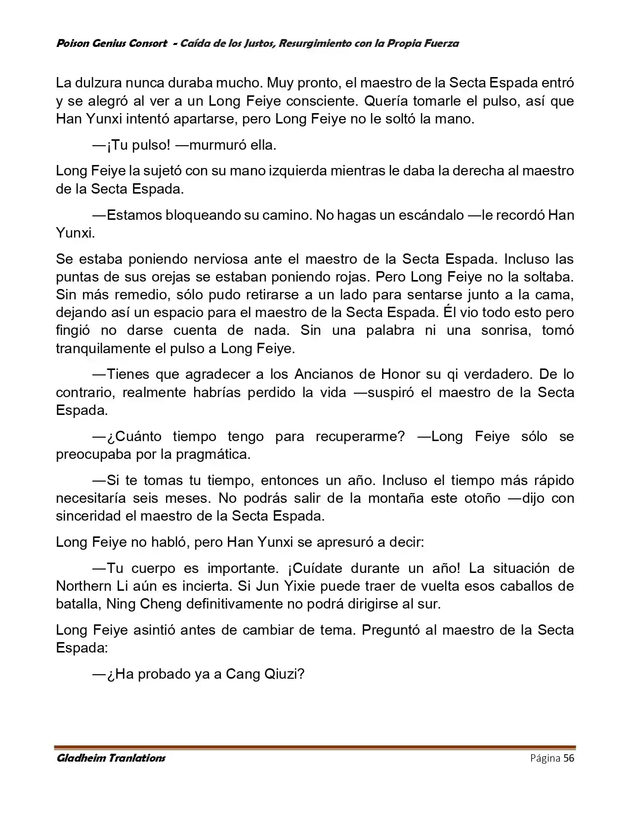 Poison Genious Consort (Novela) - Capítulo 390 - Página 56 - LectorTMOo
