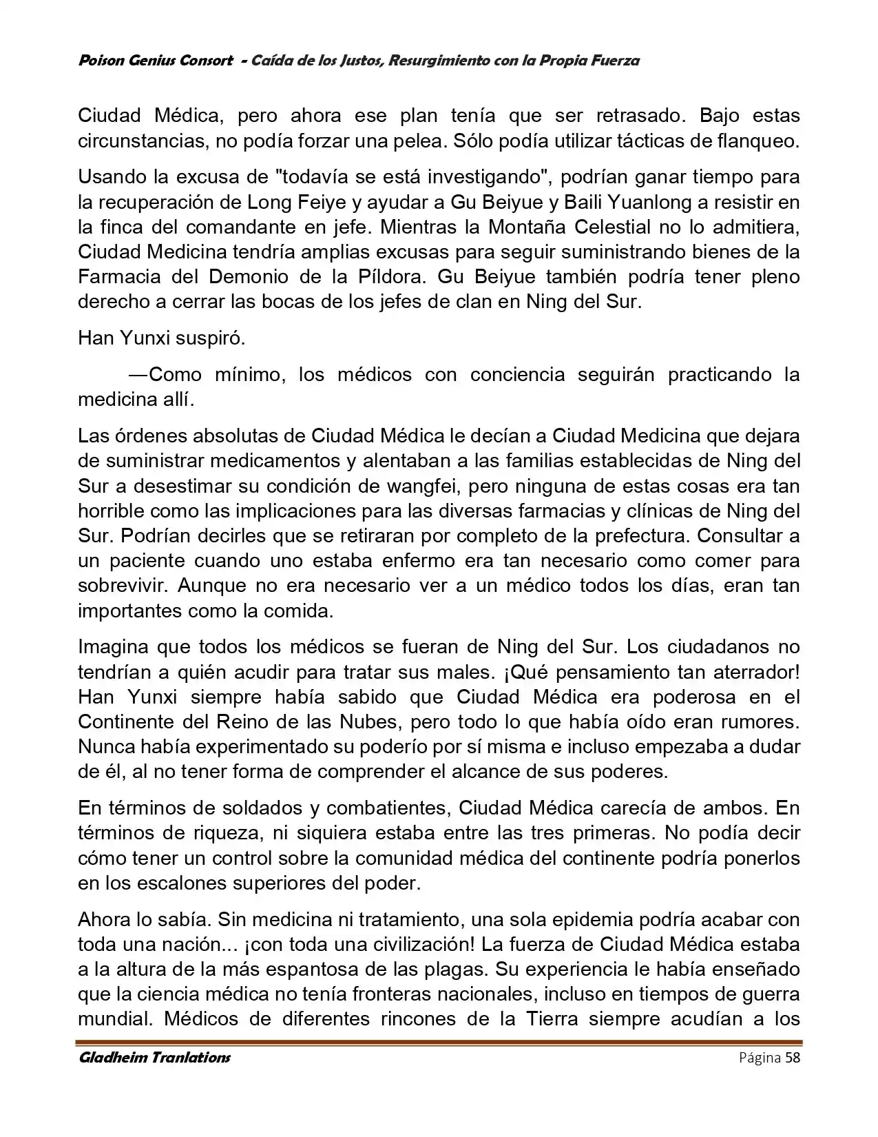 Poison Genious Consort (Novela) - Capítulo 390 - Página 58 - LectorTMOo