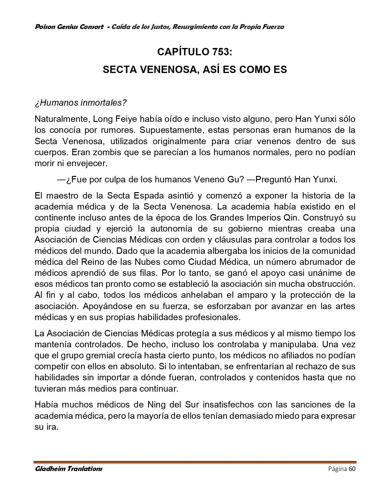 Poison Genious Consort (Novela) - Capítulo 390 - Página 60 - LectorTMOo