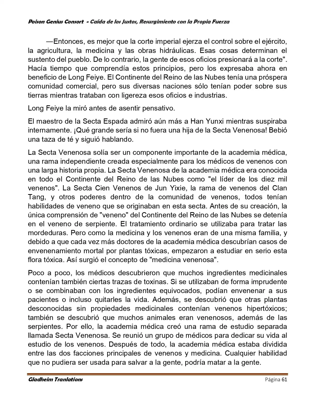 Poison Genious Consort (Novela) - Capítulo 390 - Página 61 - LectorTMOo