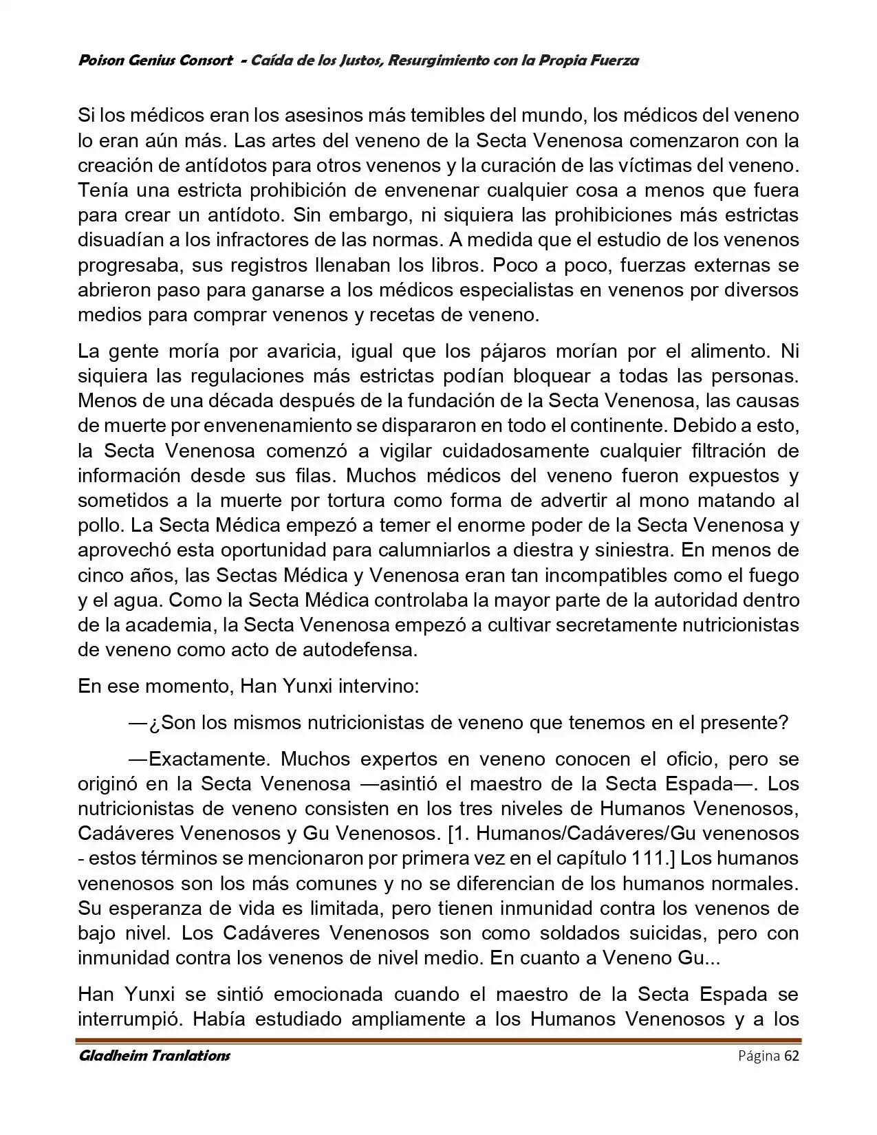Poison Genious Consort (Novela) - Capítulo 390 - Página 62 - LectorTMOo