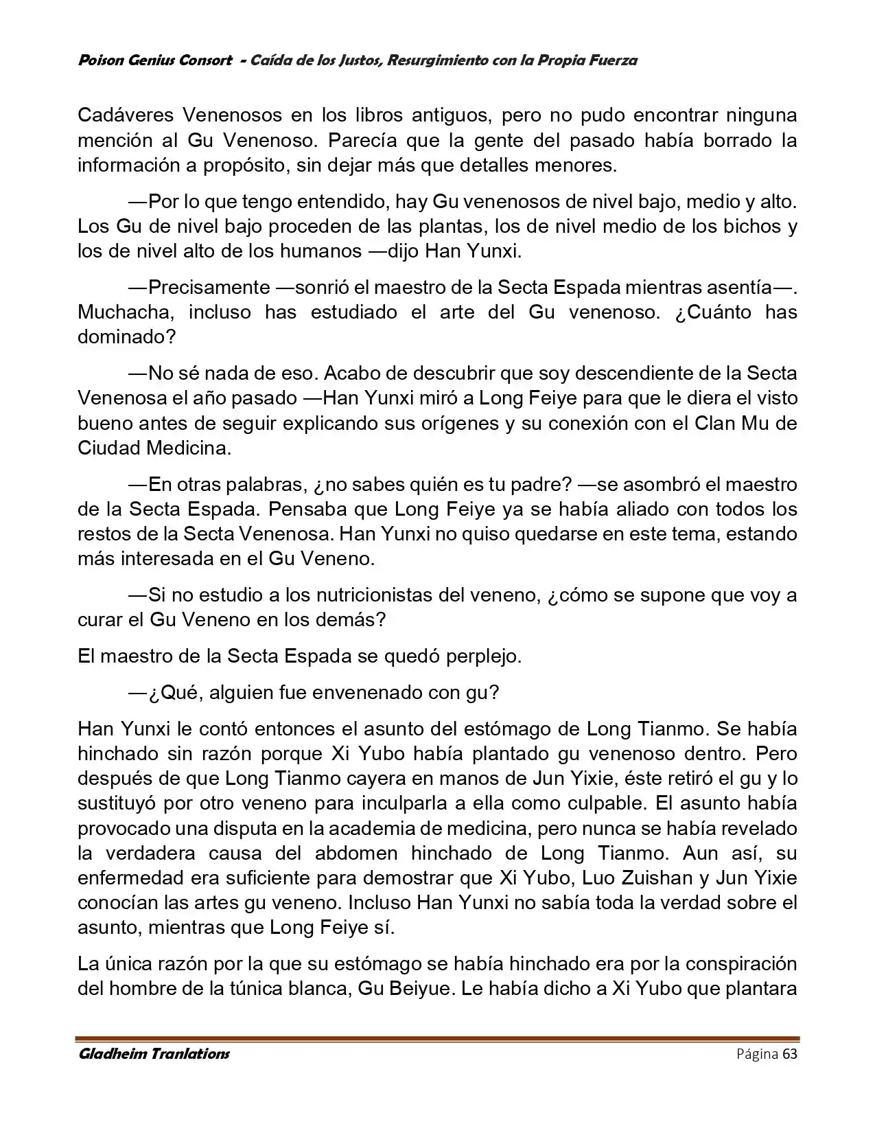 Poison Genious Consort (Novela) - Capítulo 390 - Página 63 - LectorTMOo