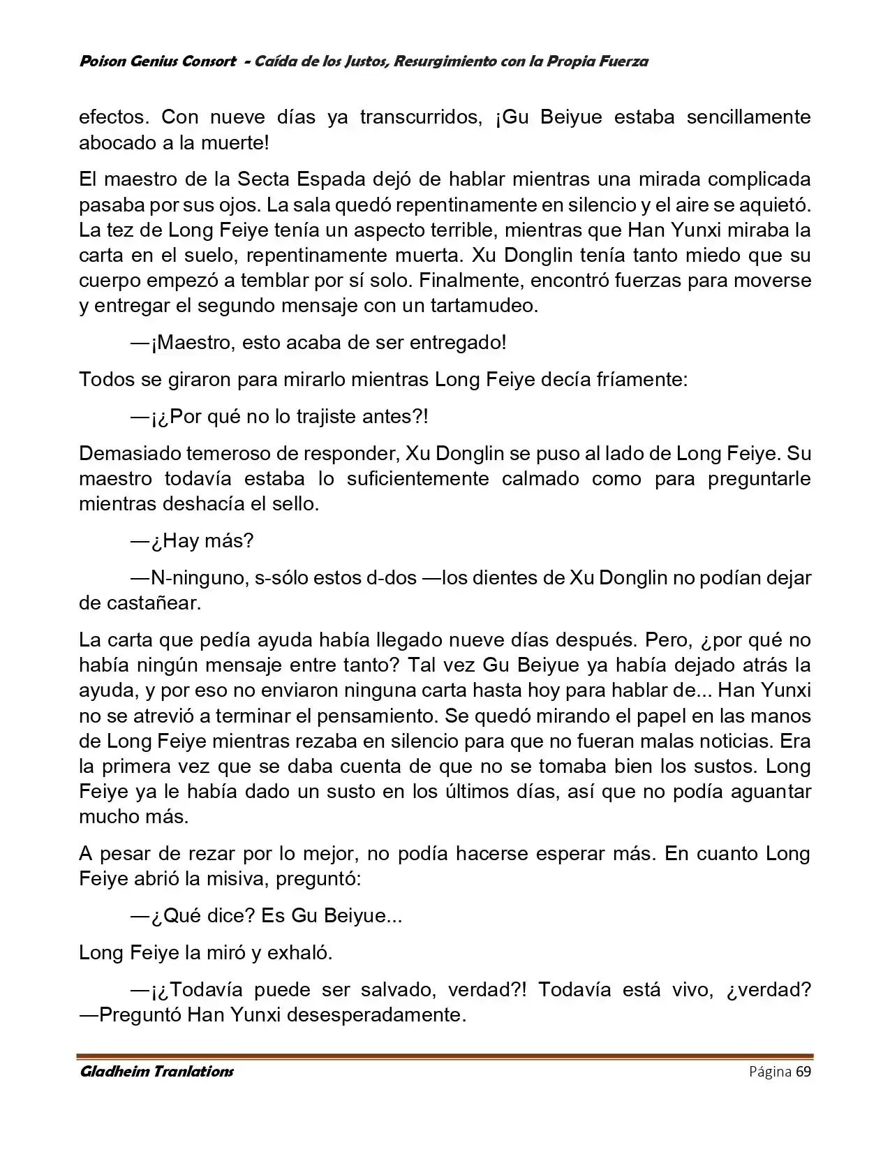 Poison Genious Consort (Novela) - Capítulo 390 - Página 69 - LectorTMOo