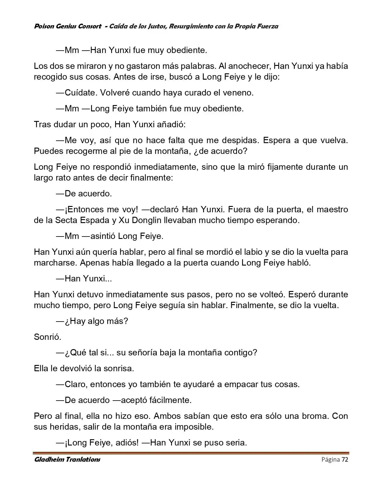 Poison Genious Consort (Novela) - Capítulo 390 - Página 72 - LectorTMOo