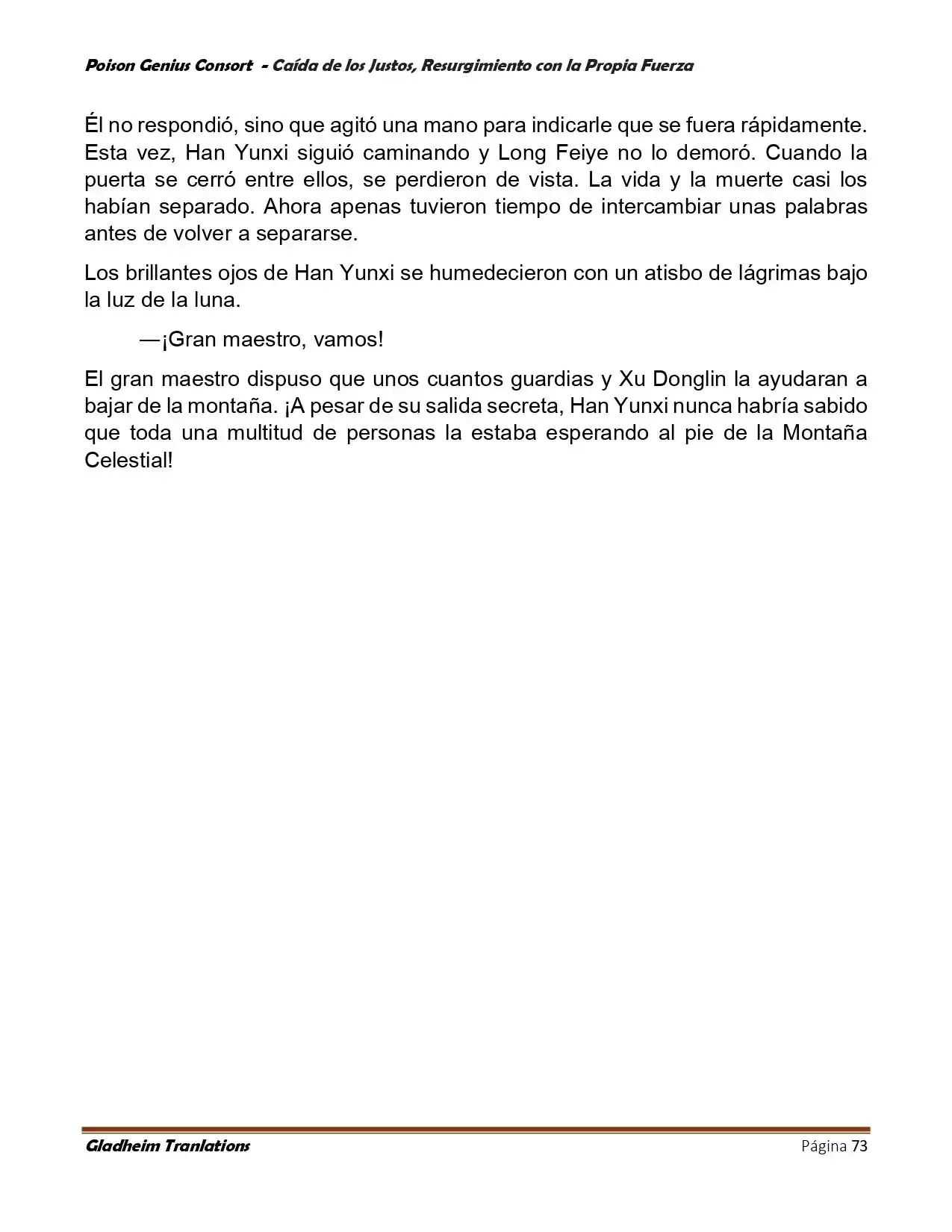 Poison Genious Consort (Novela) - Capítulo 390 - Página 73 - LectorTMOo