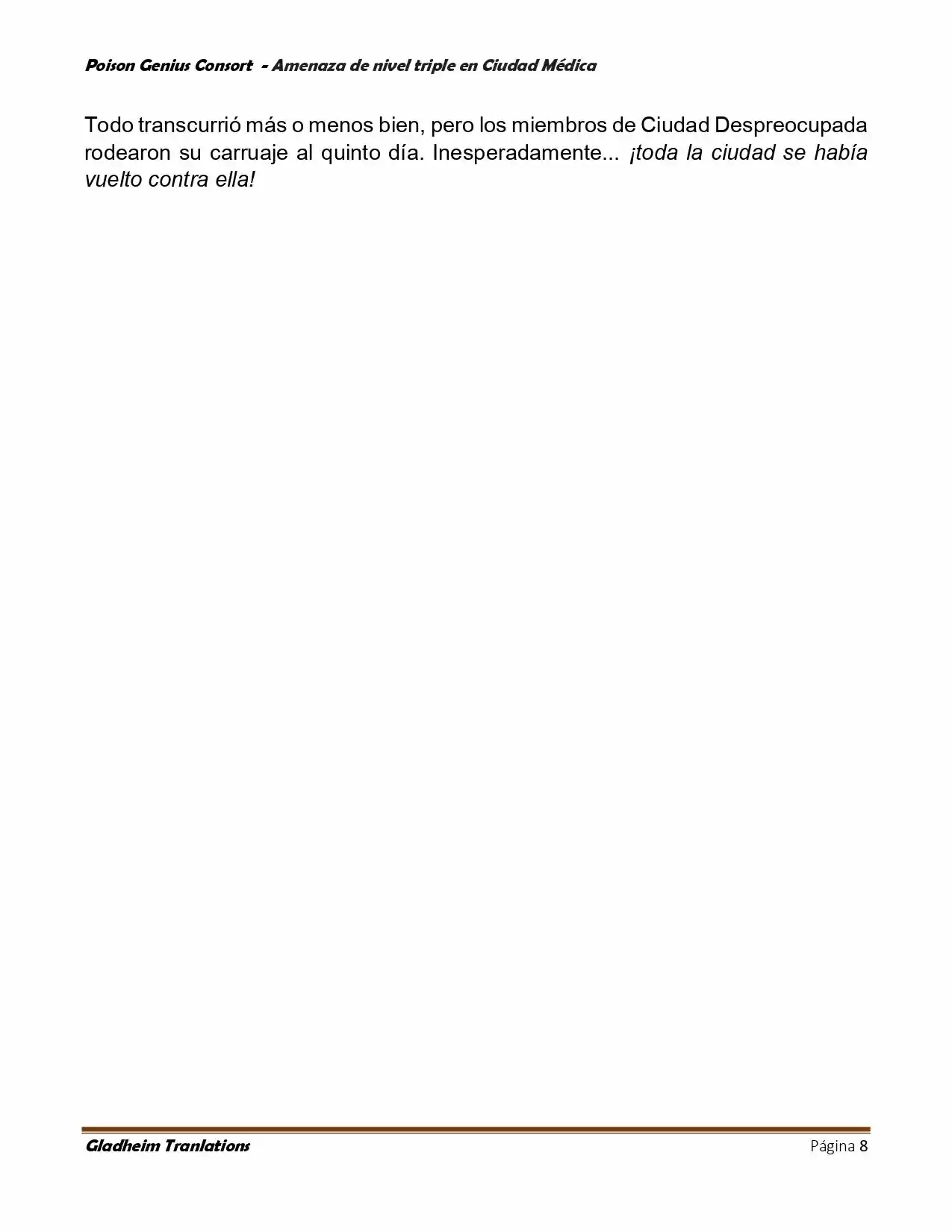 Poison Genious Consort (Novela) - Capítulo 391 - Página 8 - LectorTMOo