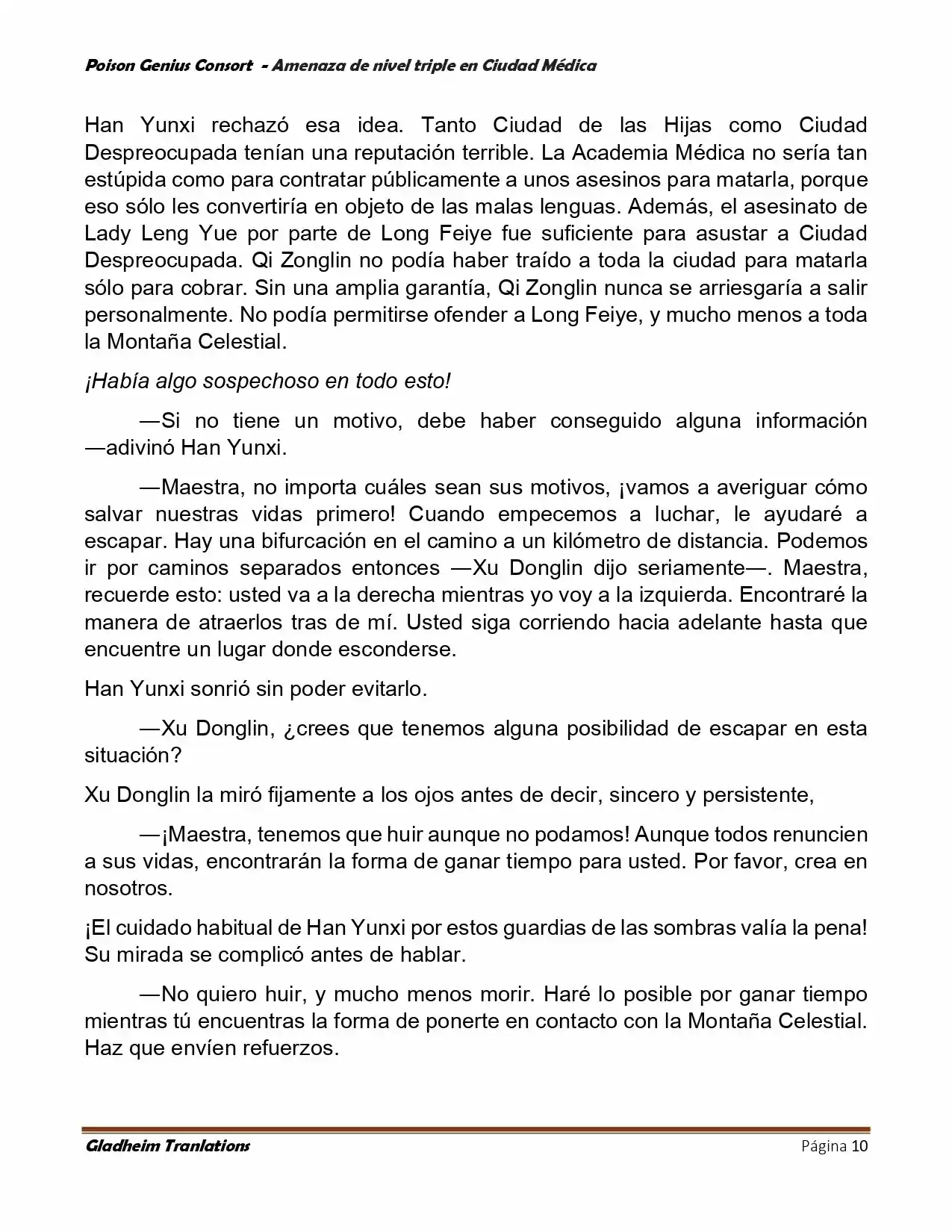 Poison Genious Consort (Novela) - Capítulo 391 - Página 10 - LectorTMOo