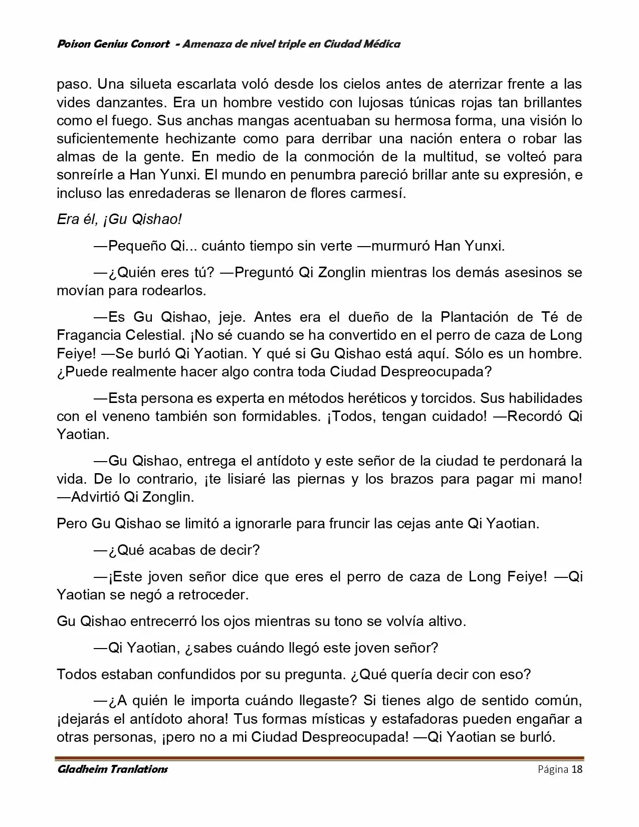 Poison Genious Consort (Novela) - Capítulo 391 - Página 18 - LectorTMOo