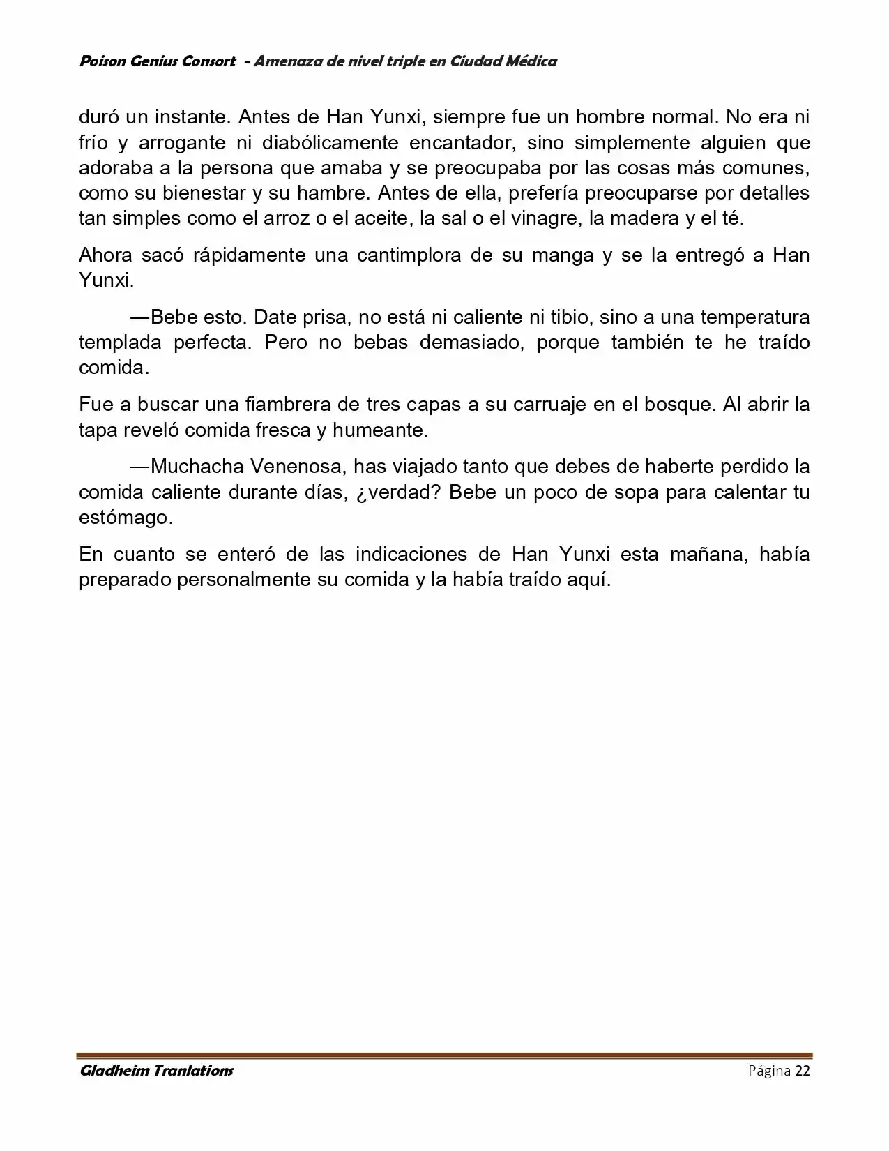 Poison Genious Consort (Novela) - Capítulo 391 - Página 22 - LectorTMOo