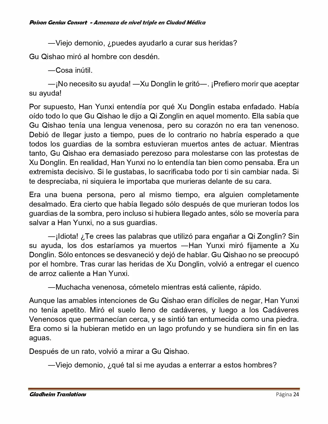 Poison Genious Consort (Novela) - Capítulo 391 - Página 24 - LectorTMOo