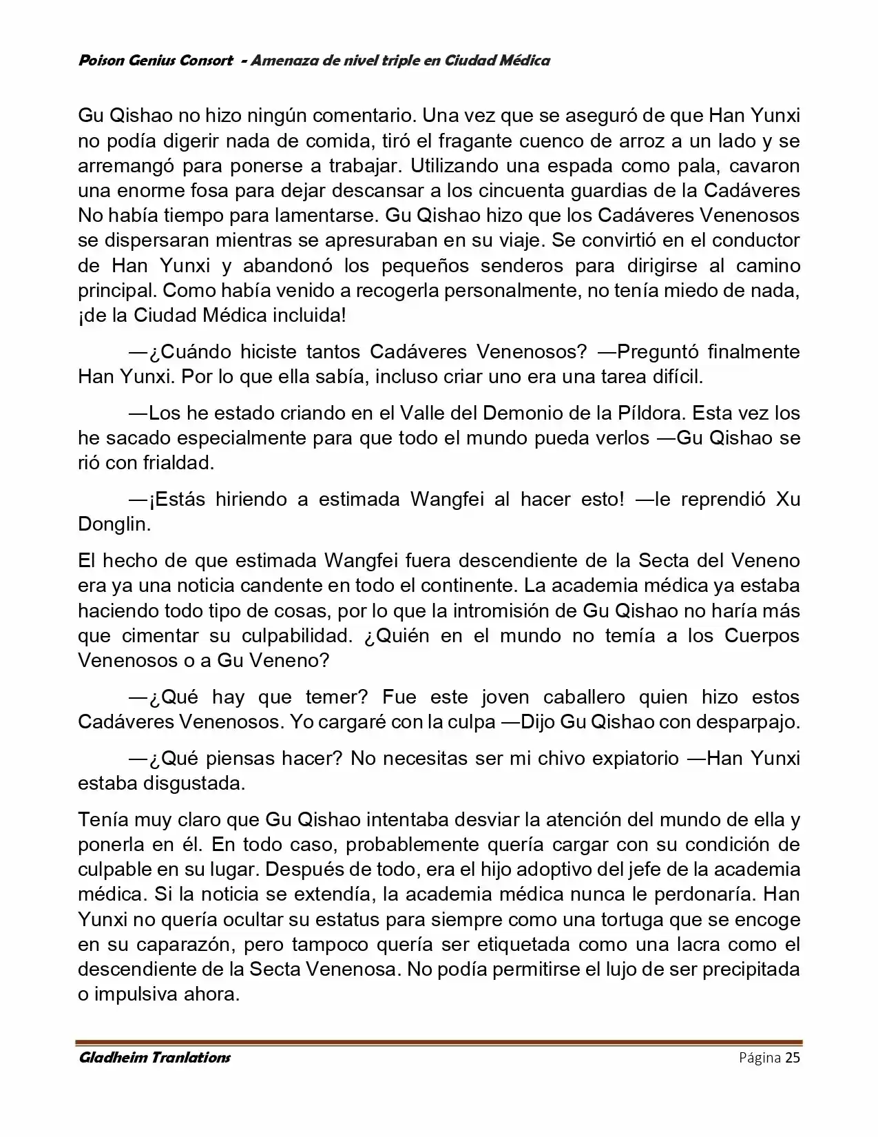 Poison Genious Consort (Novela) - Capítulo 391 - Página 25 - LectorTMOo