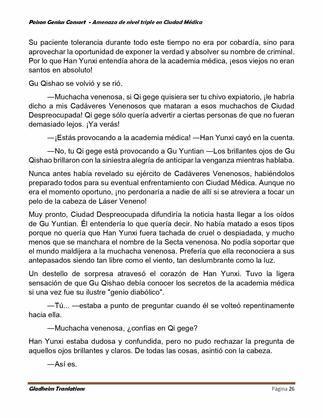 Poison Genious Consort (Novela) - Capítulo 391 - Página 26 - LectorTMOo