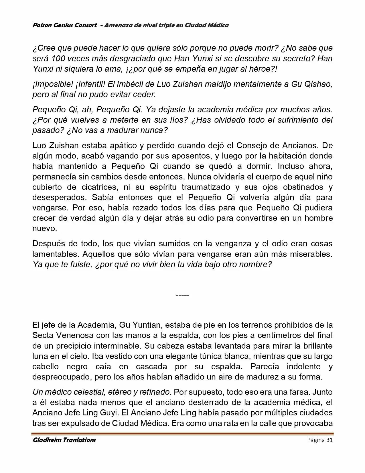 Poison Genious Consort (Novela) - Capítulo 391 - Página 31 - LectorTMOo