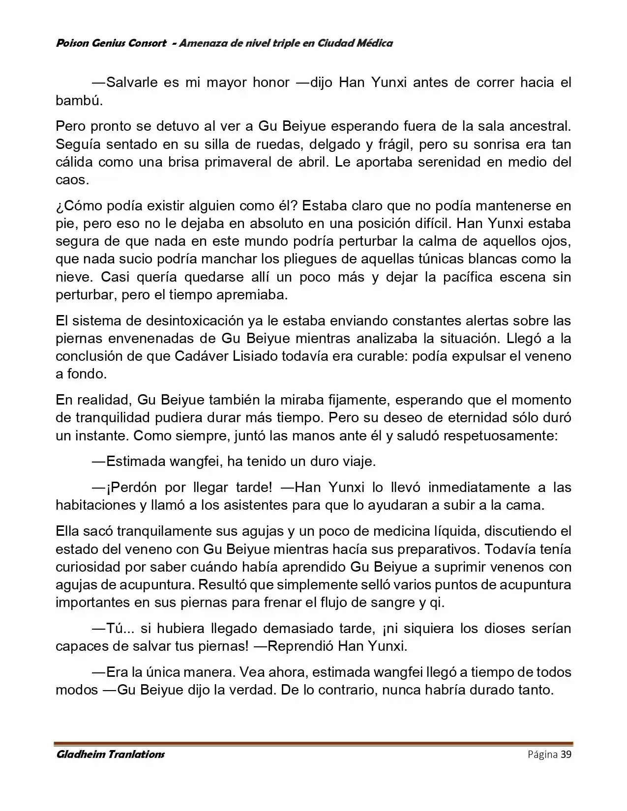 Poison Genious Consort (Novela) - Capítulo 391 - Página 39 - LectorTMOo